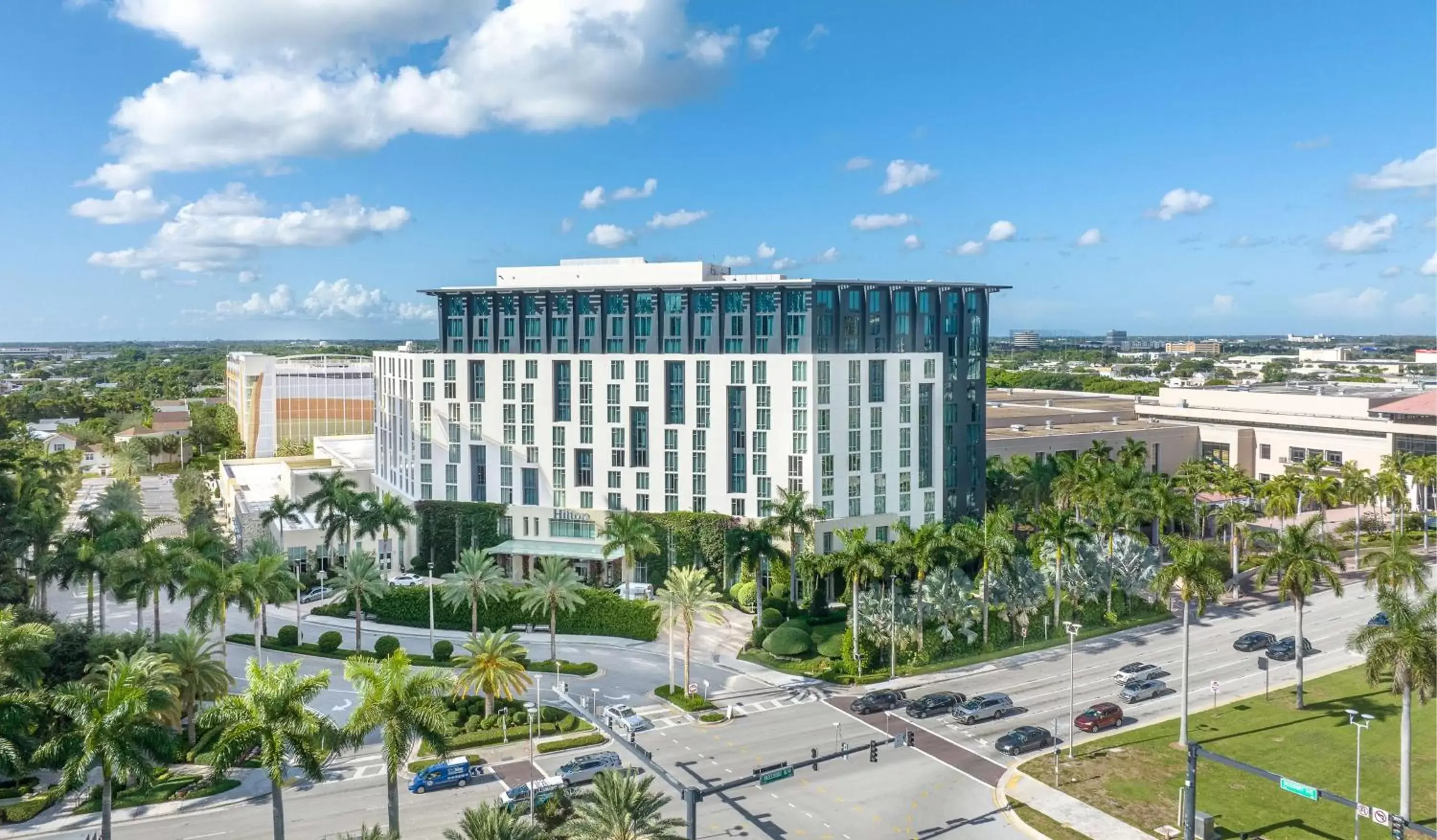 Property building, Bird's-eye View in Hilton West Palm Beach