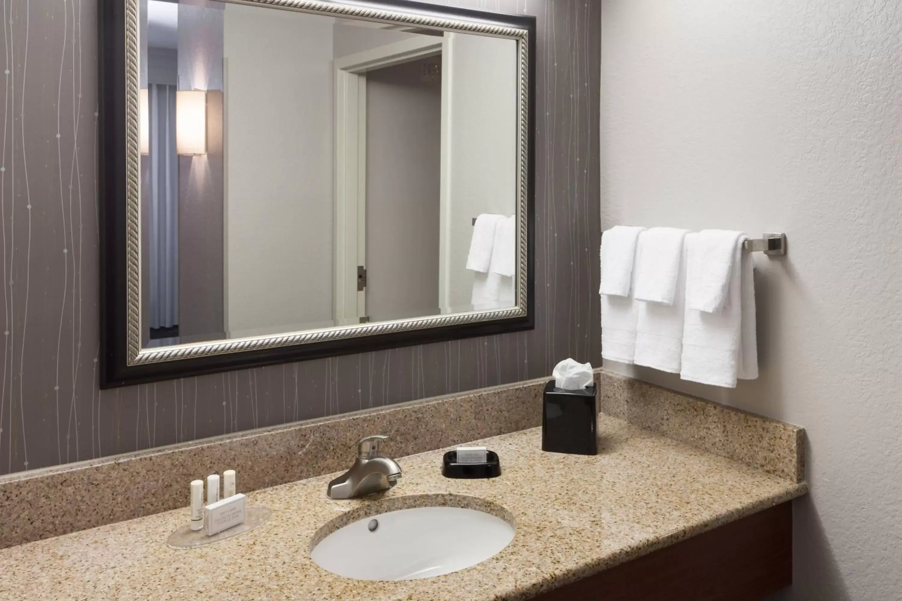 Photo of the whole room, Bathroom in Courtyard by Marriott Miami at Dolphin Mall