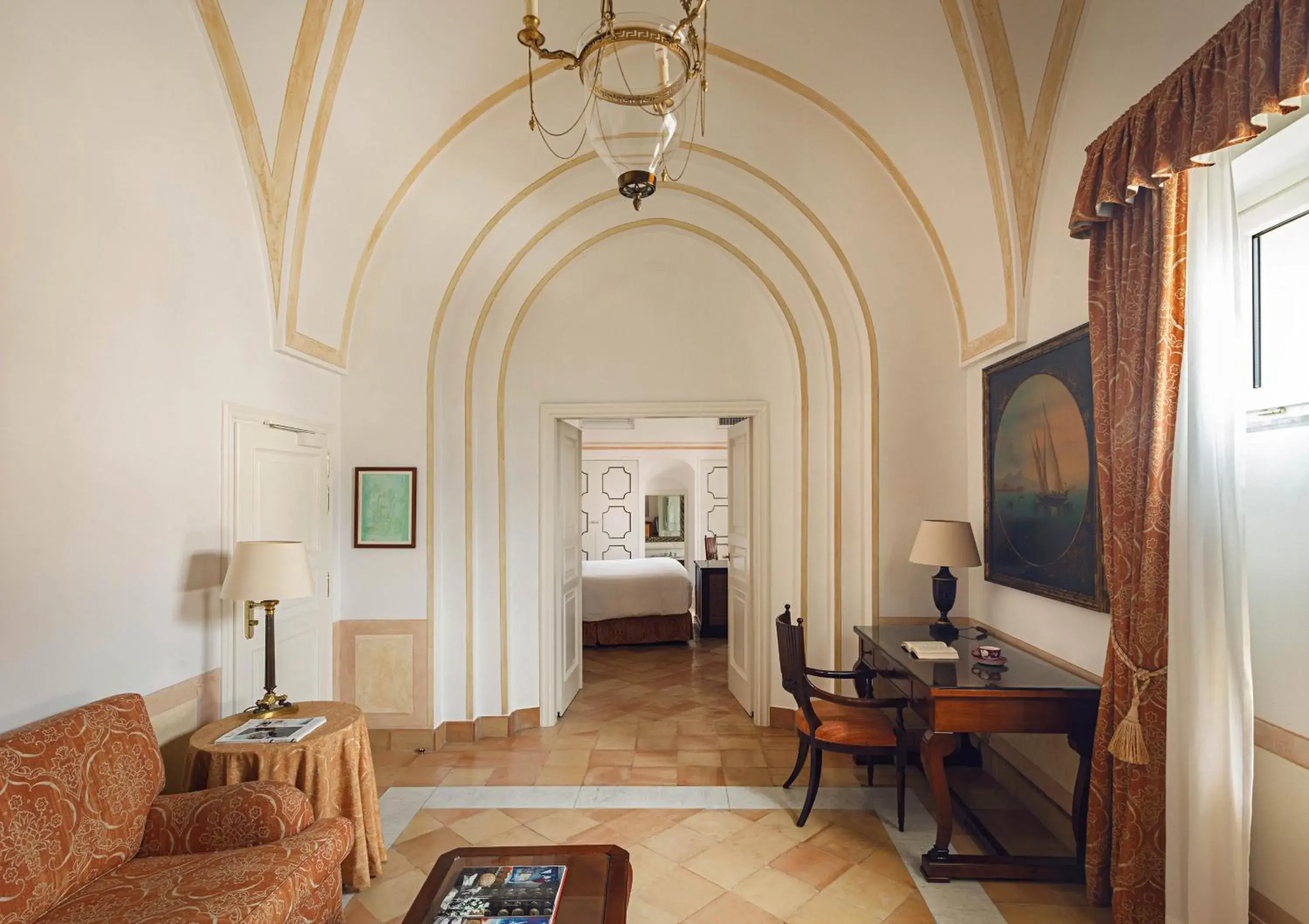 Living room, Seating Area in Caruso, A Belmond Hotel, Amalfi Coast
