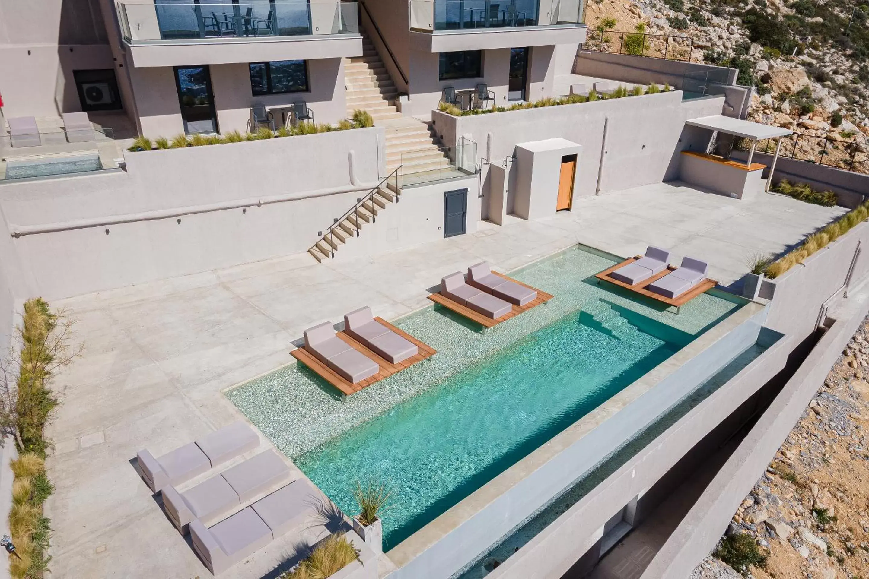 Swimming pool, Pool View in Saronida Hills