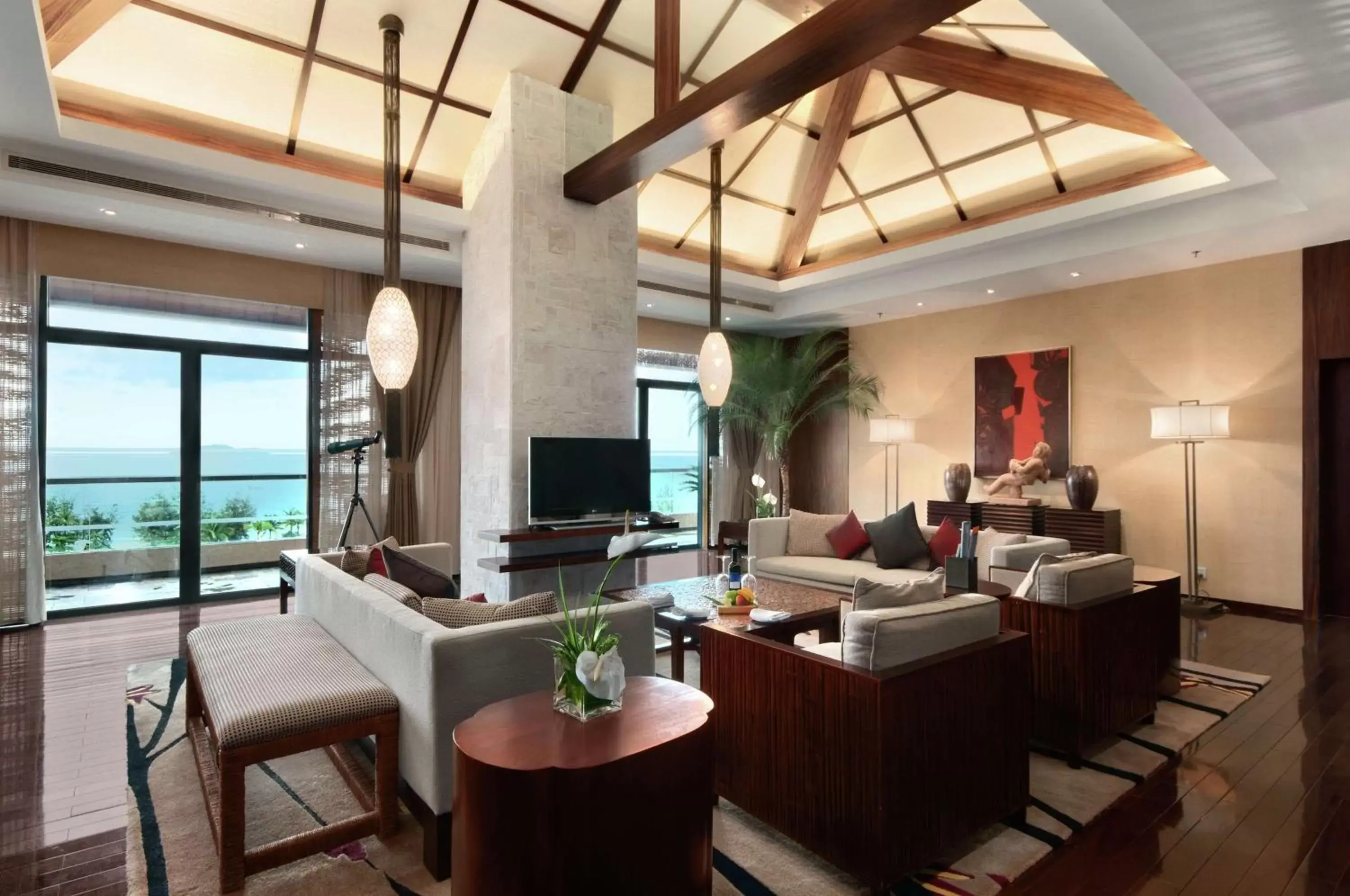 Living room in Hilton Sanya Yalong Bay Resort & Spa