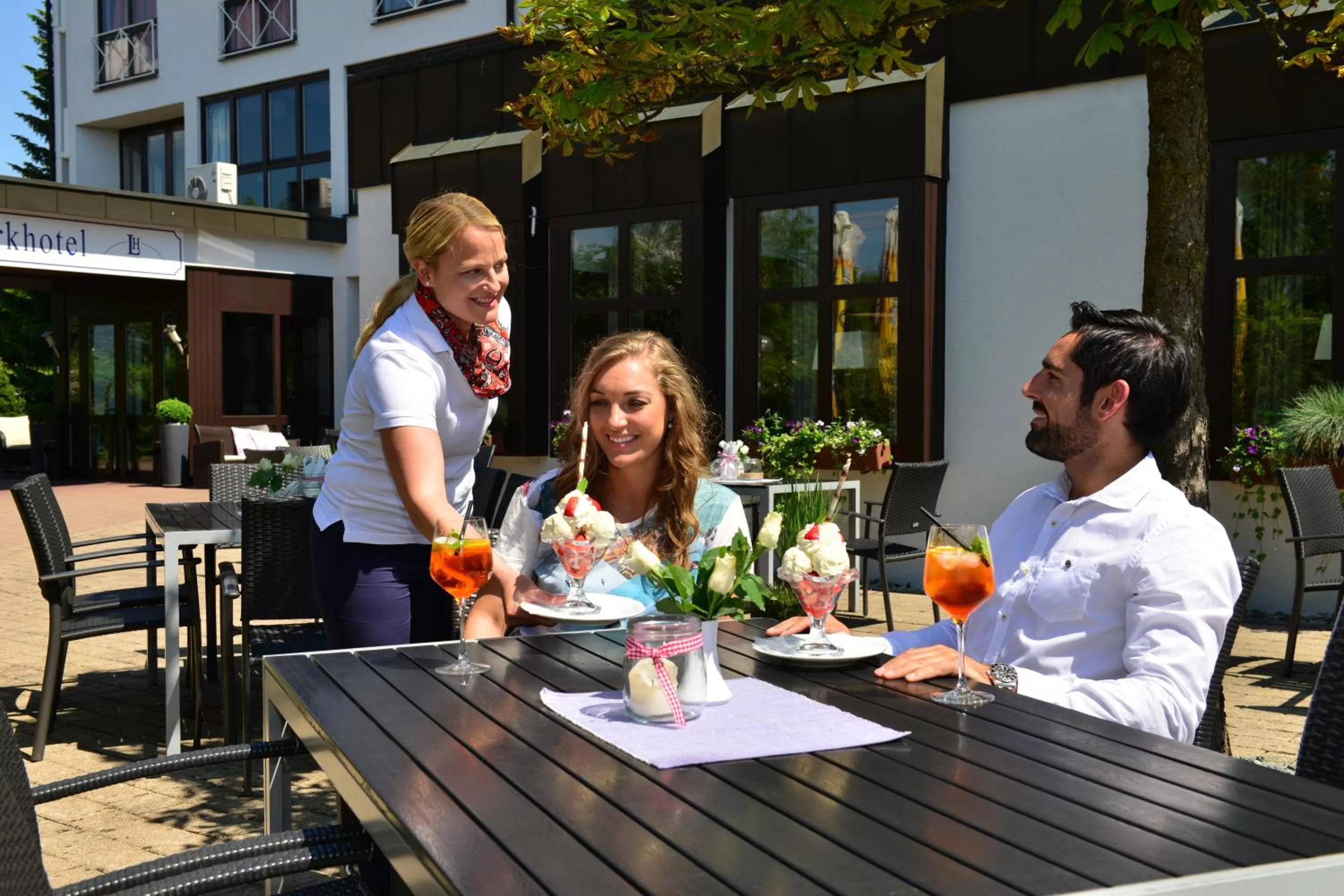 Balcony/Terrace in Lobinger-Parkhotel