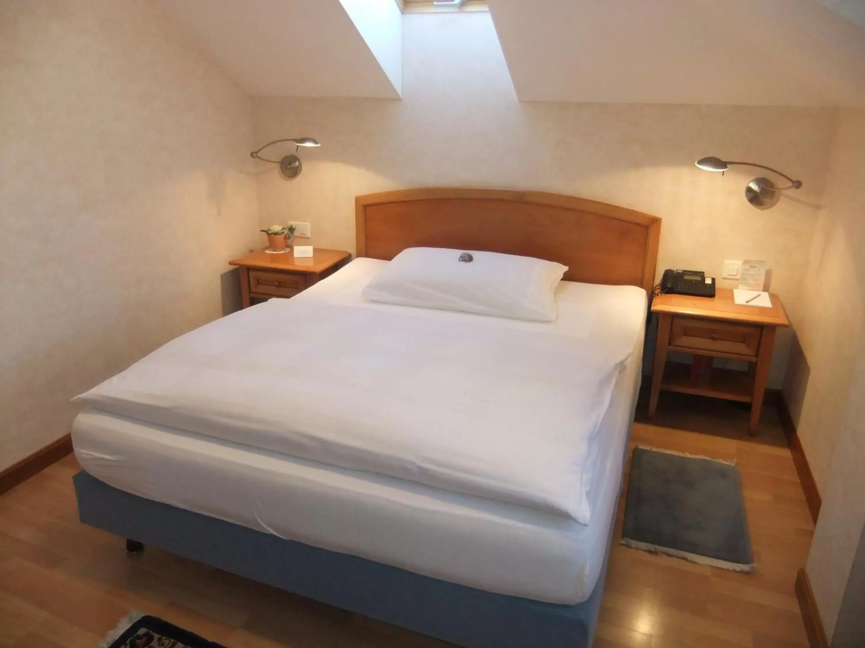 Bed in Hotel Hecht Appenzell