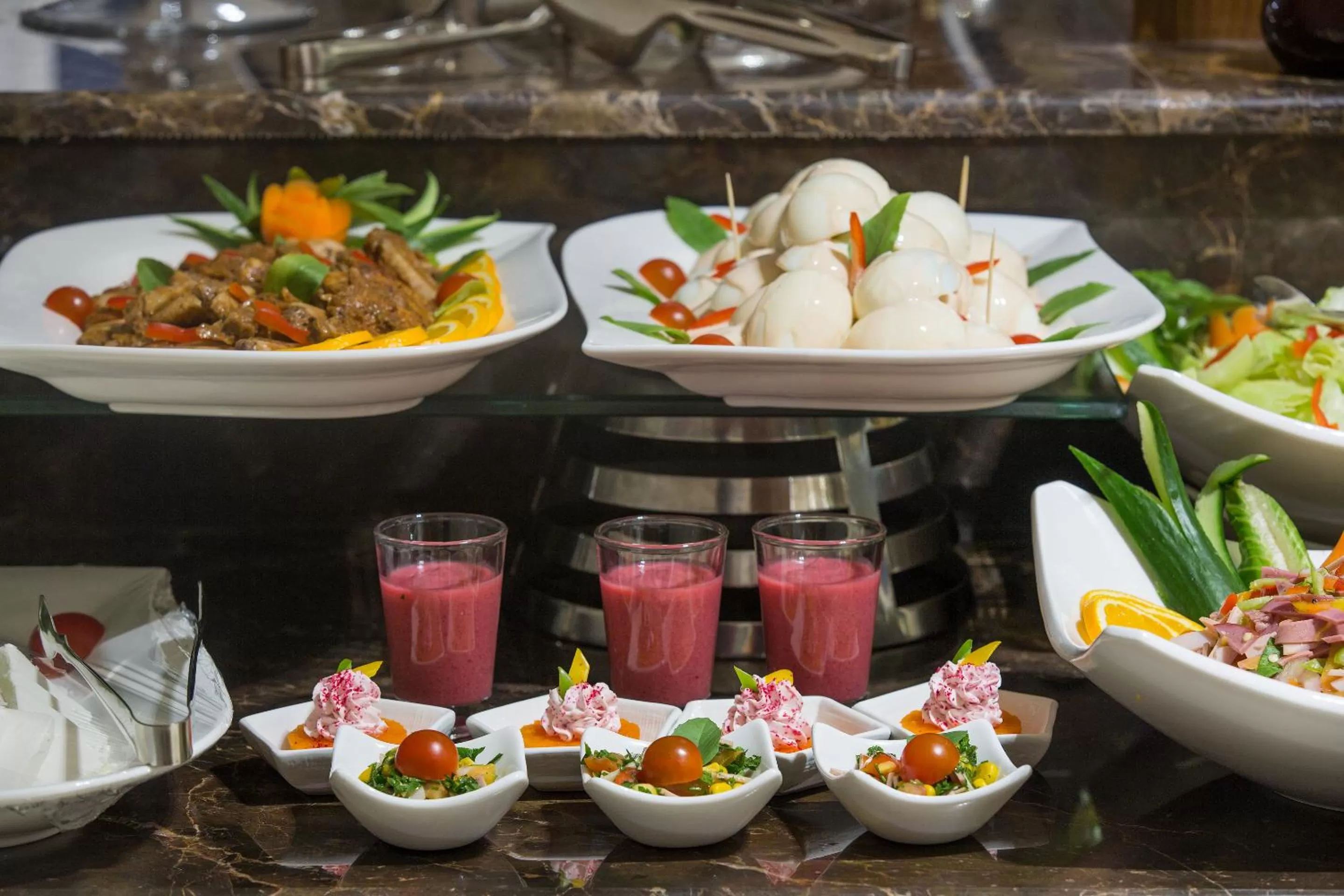 Food and drinks in Swiss In Tabuk Hotel