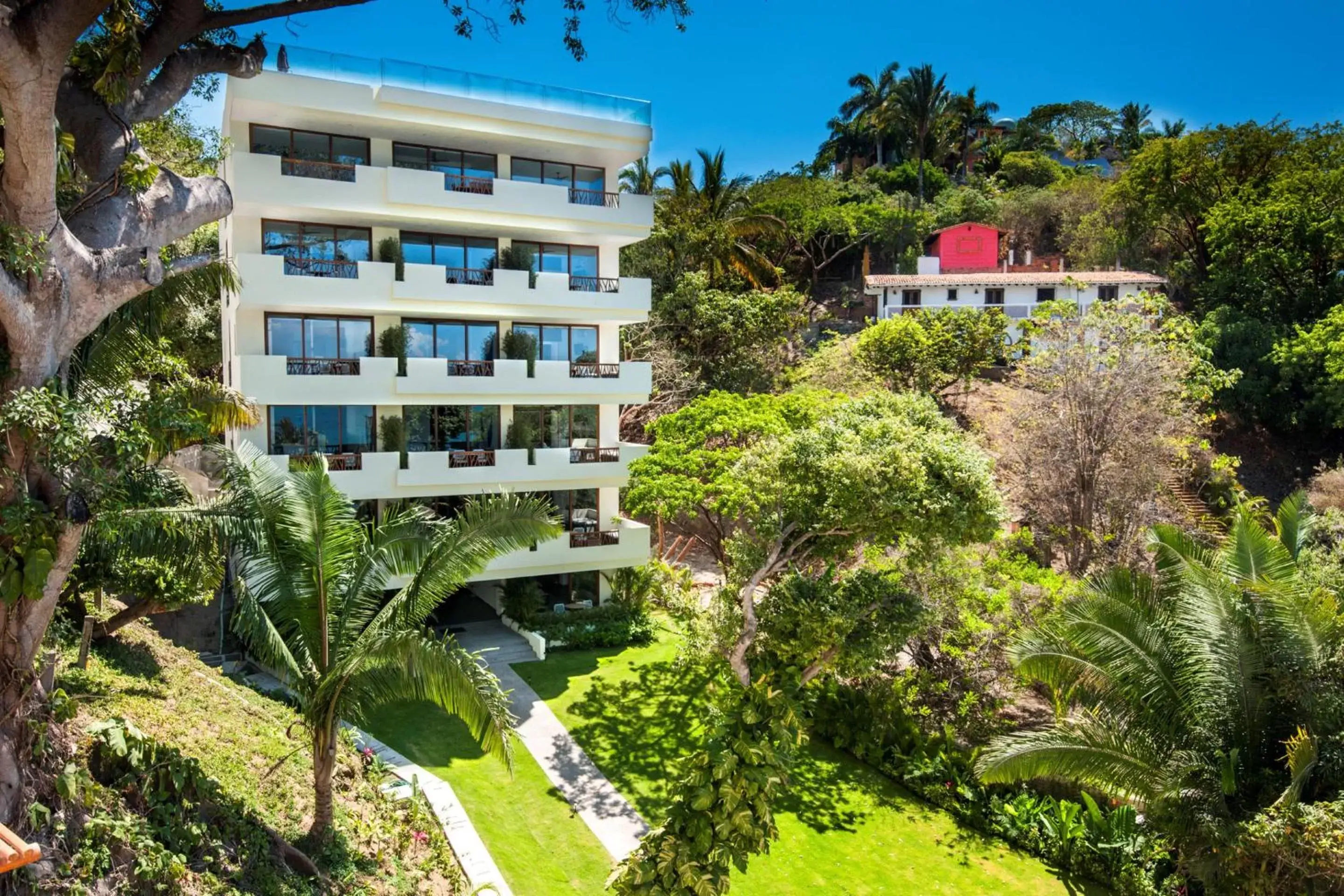 Bird's eye view, Property Building in Hotel Ysuri Sayulita