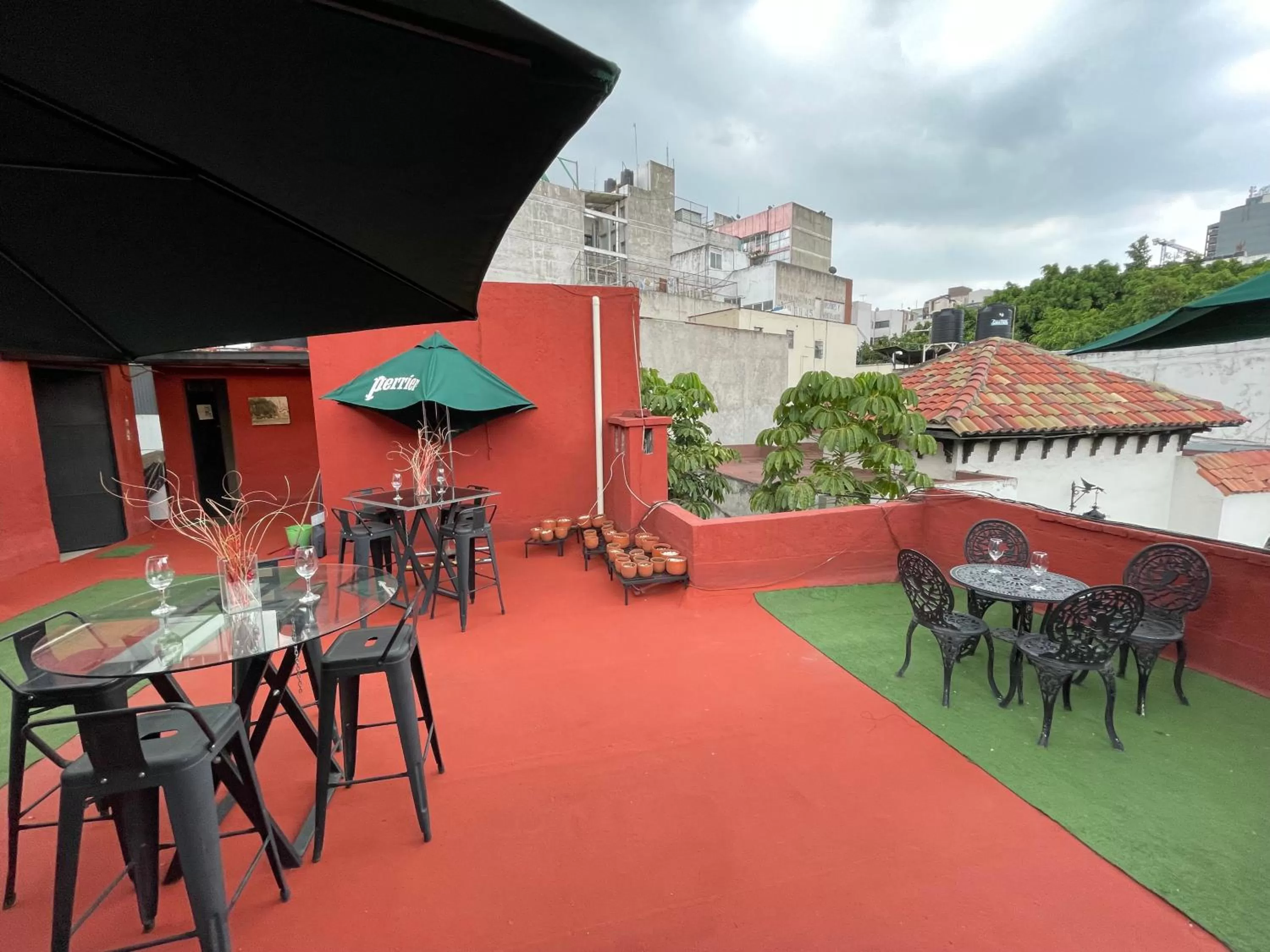 Balcony/Terrace in Hostal Roma Condesa