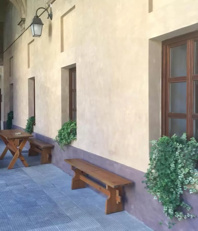 Patio in Hotel La Meridiana