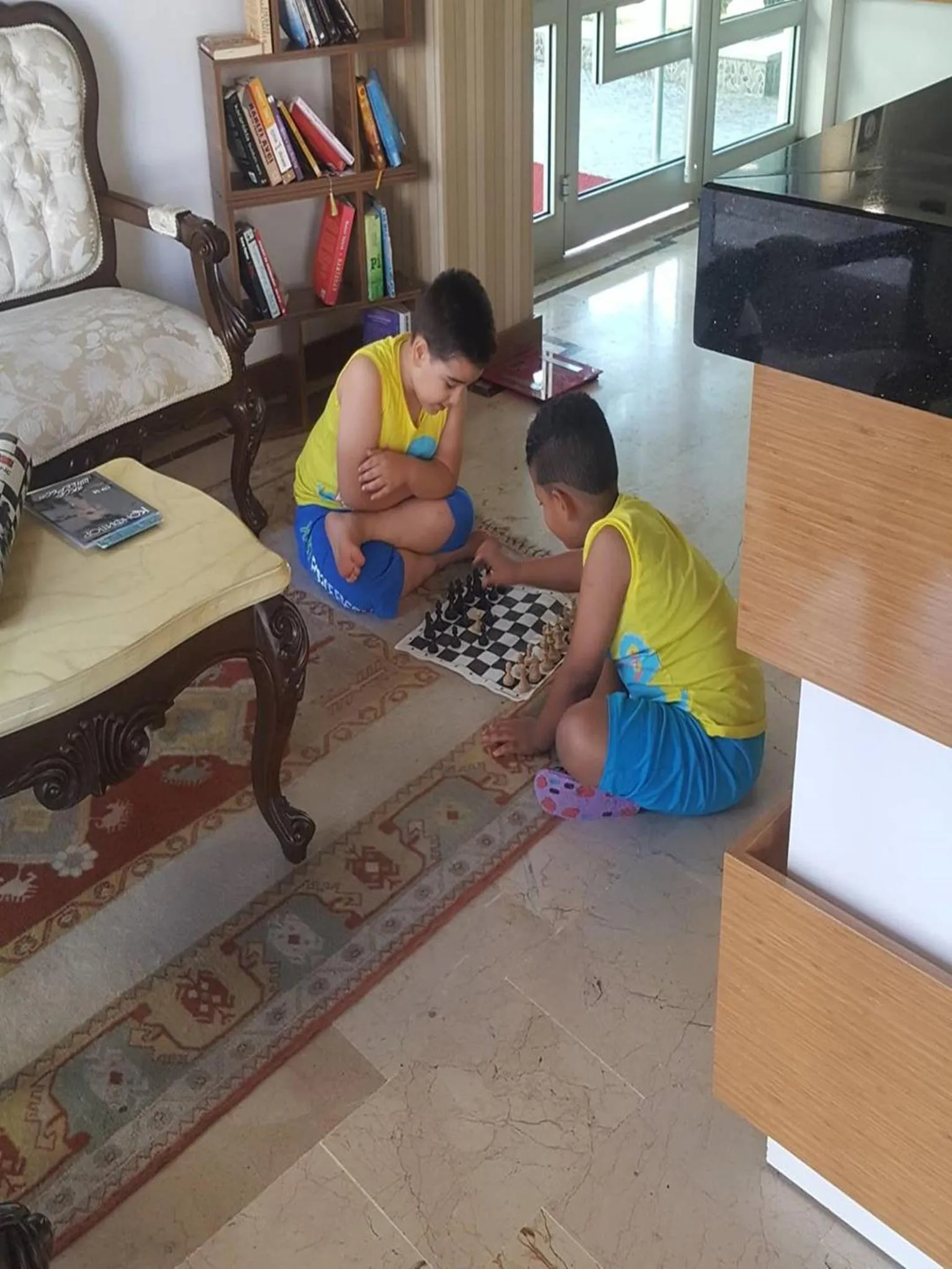 young children in Esperanza Hotel