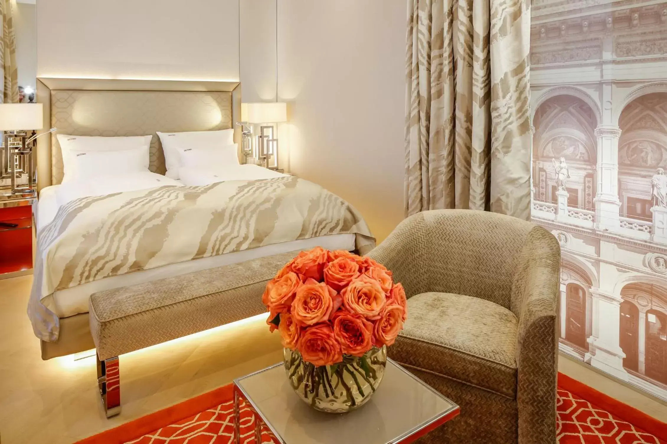 Bed in Boutiquehotel Das Tyrol Bed in Boutiquehotel Das Tyrol