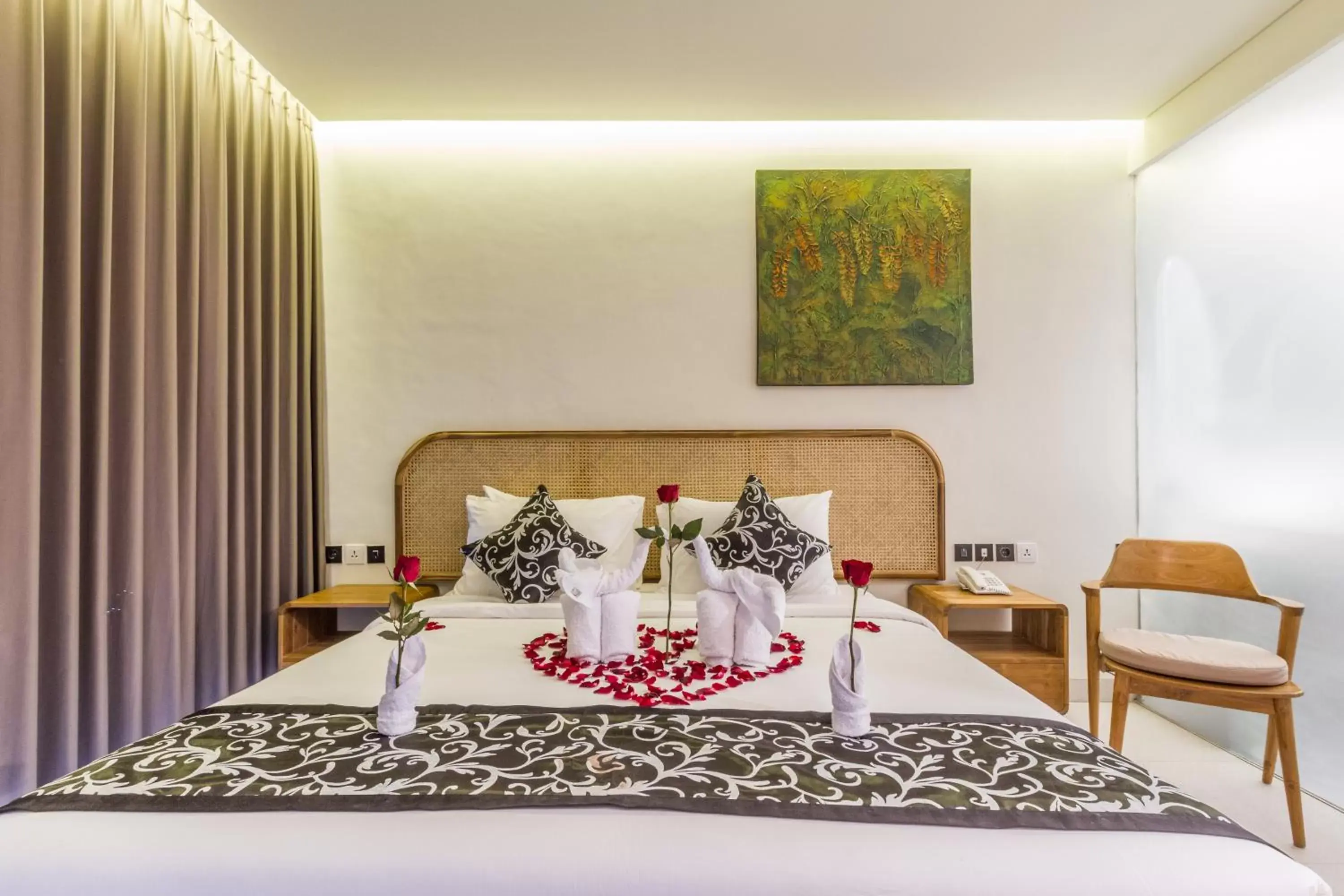 Bed in Kandarpa Ubud CHSE Certified