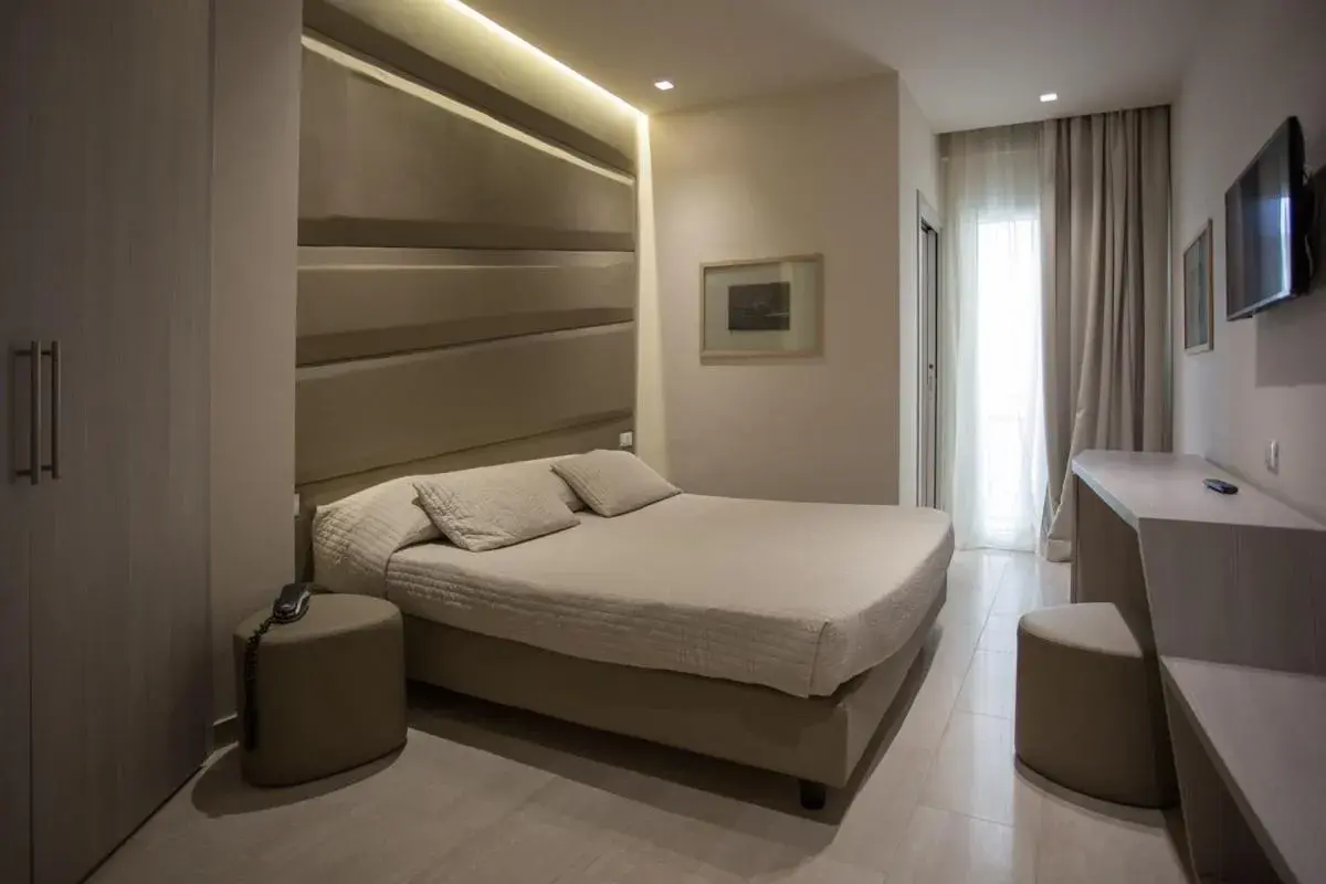 Bed in Hotel Principe