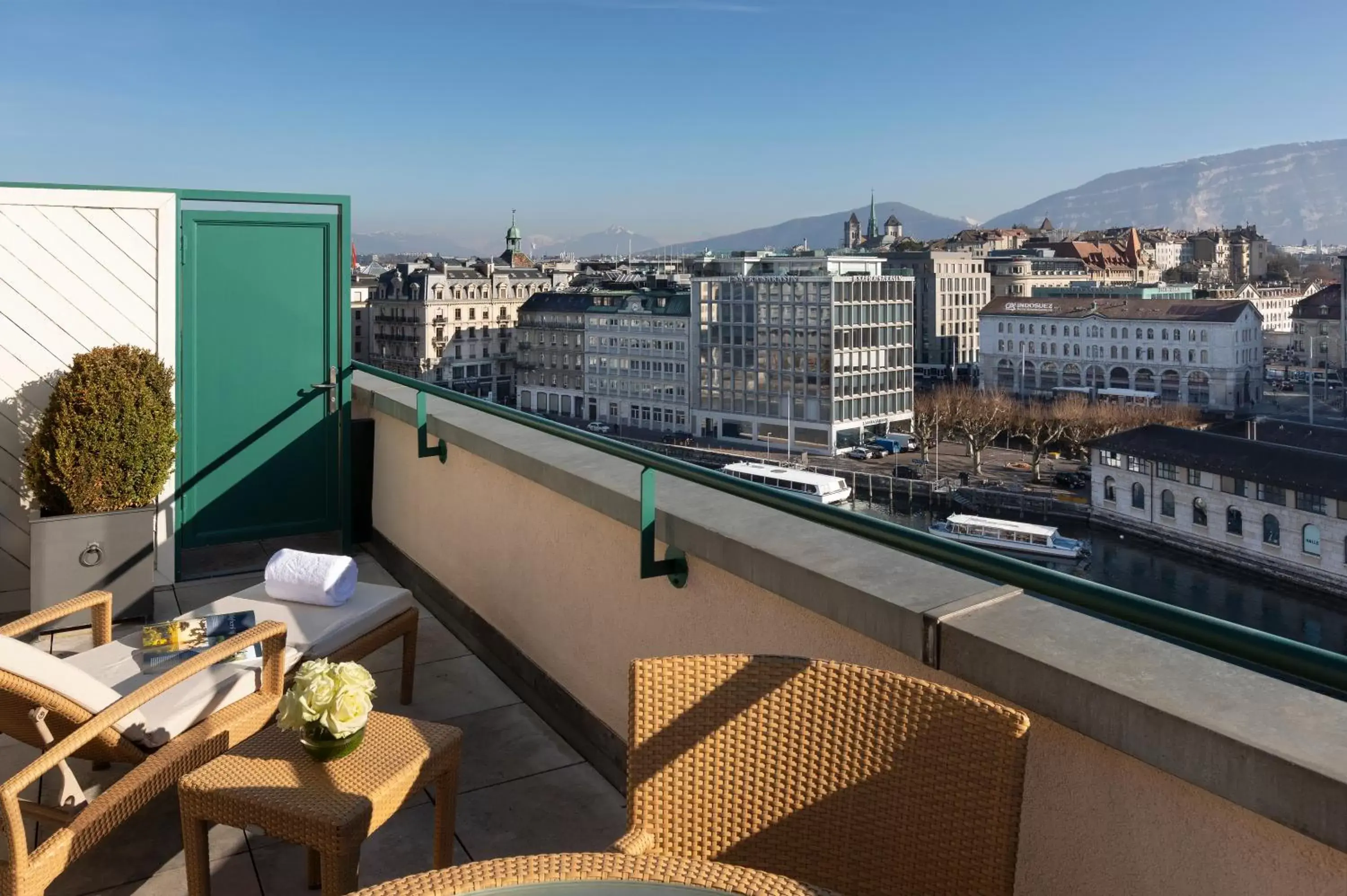 Balcony/Terrace in Mandarin Oriental, Geneva