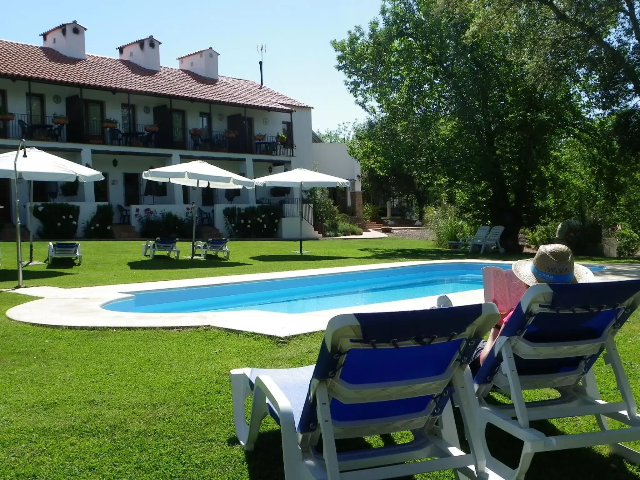 Property building, Swimming Pool in Hotel Apartamento Rural Finca La Media Legua