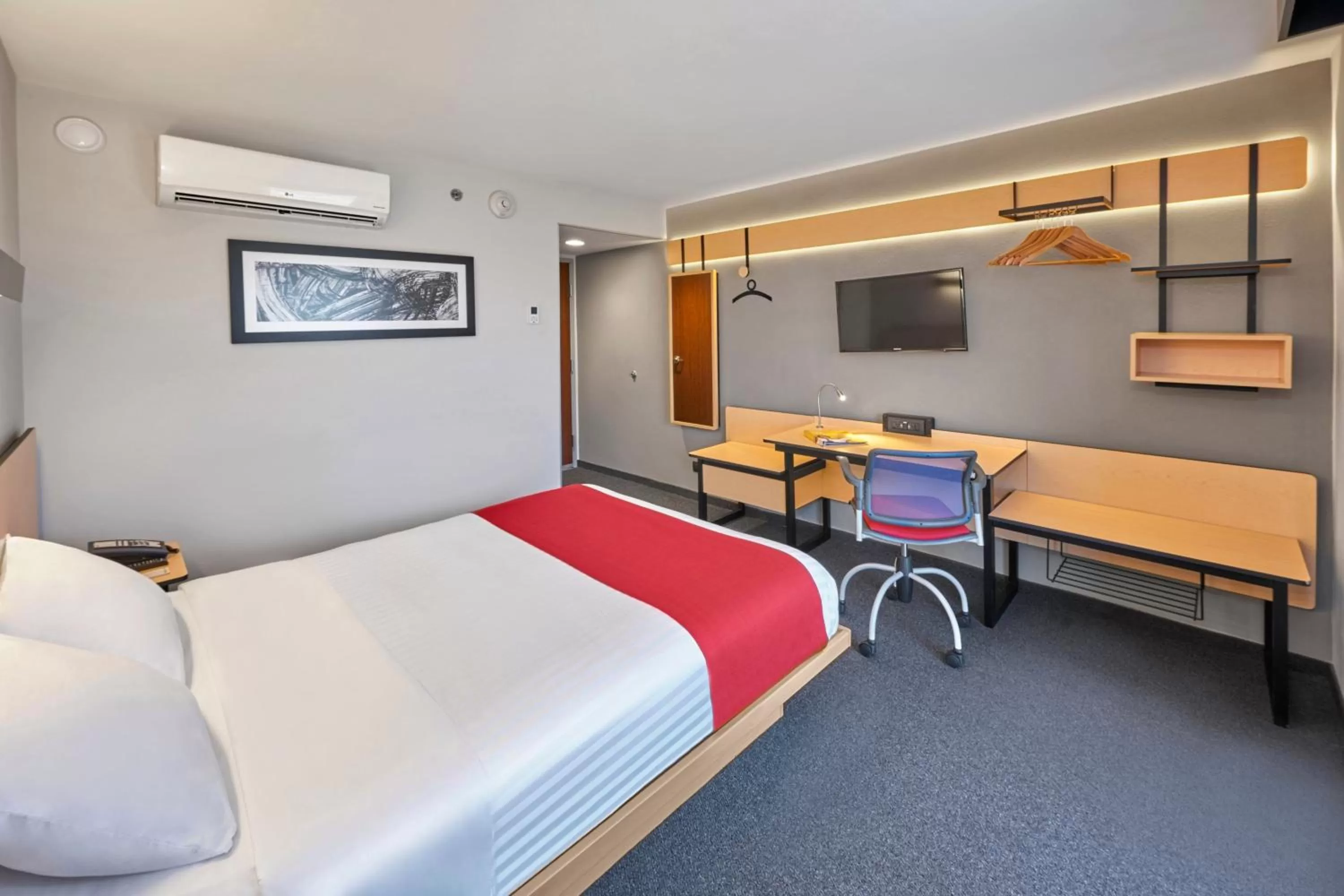 Bedroom, Bed in City Express by Marriott Matamoros