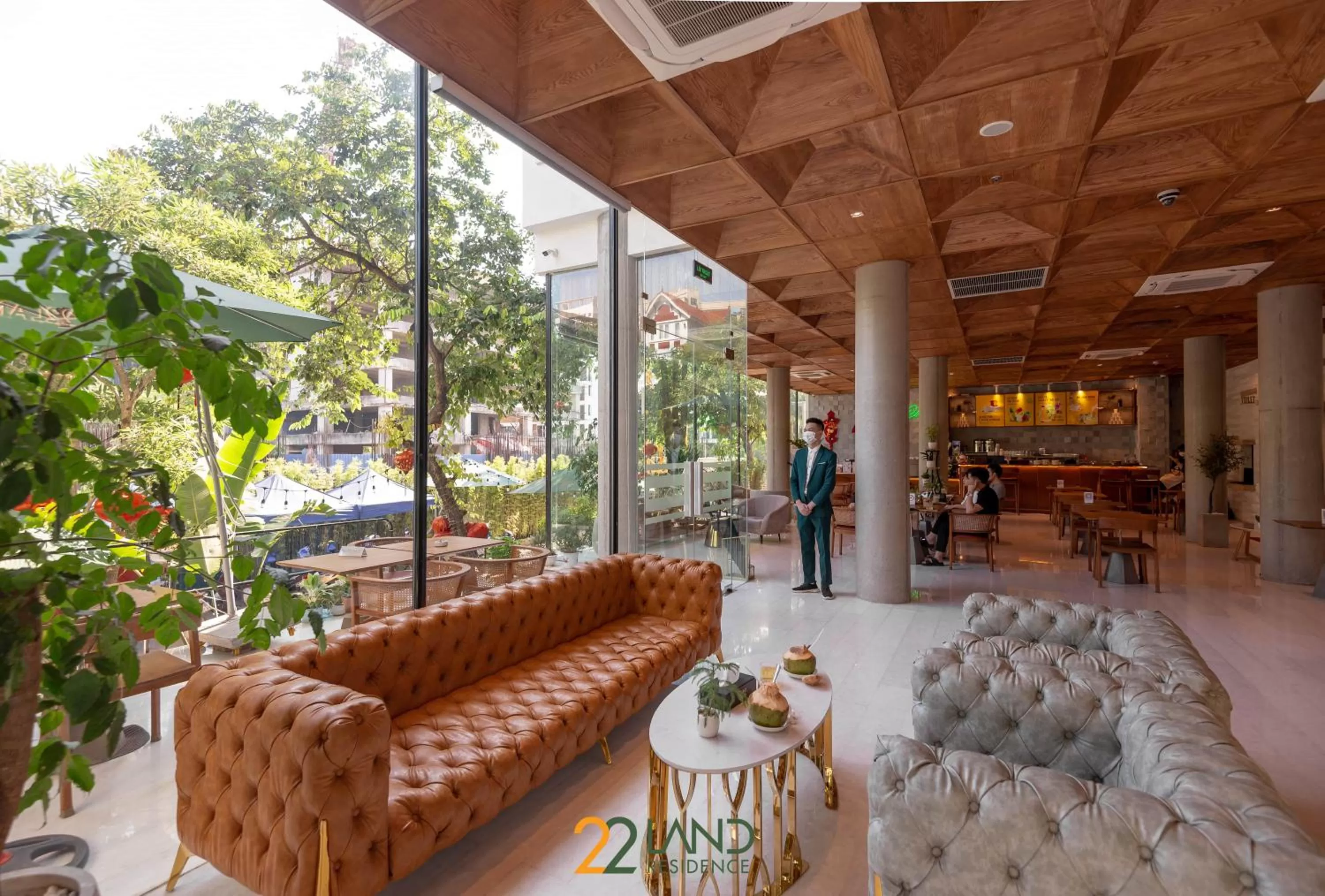 Lounge or bar in 22Land Hotel & Residence