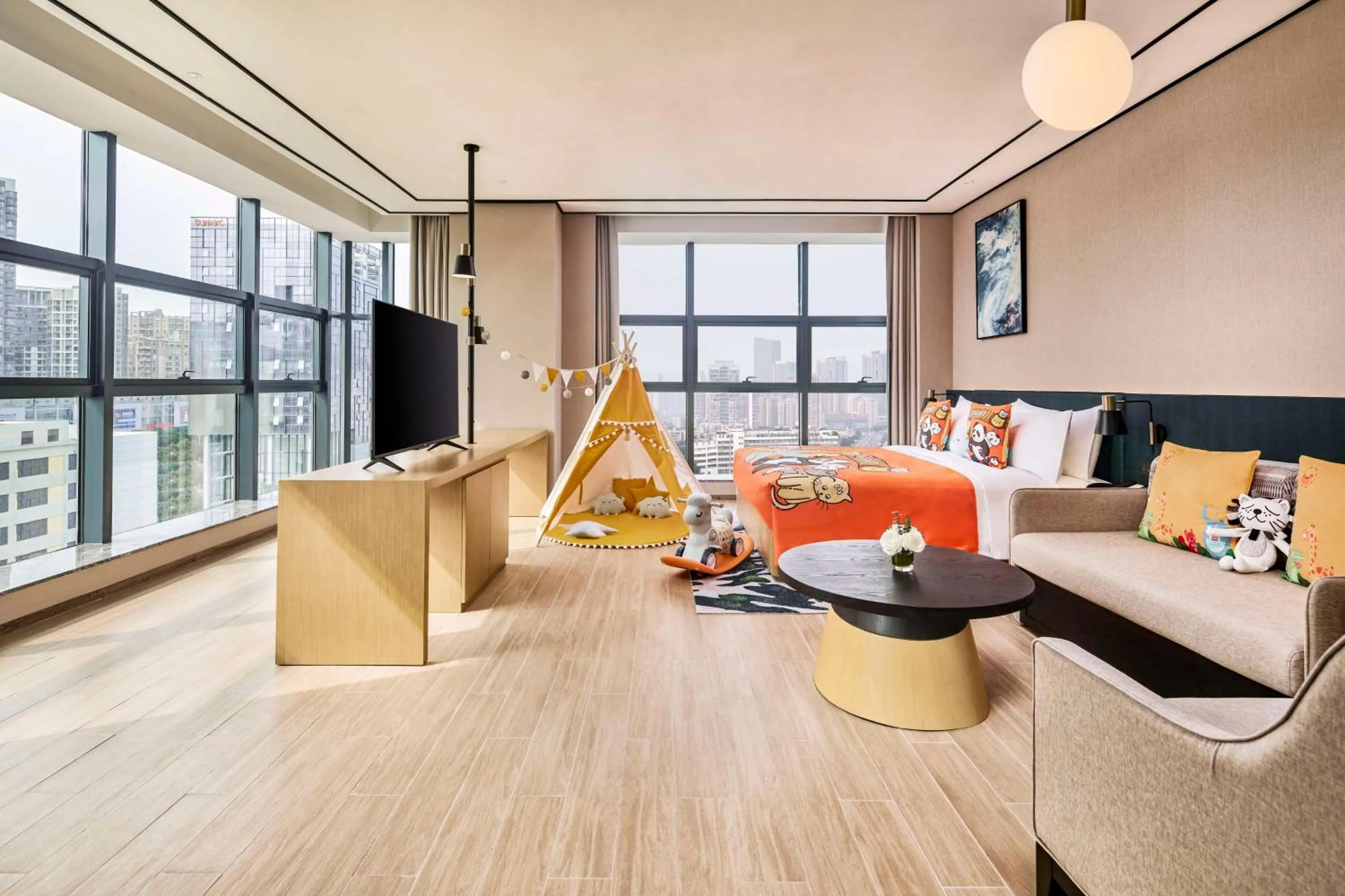 Bed in Hilton Garden Inn Zhuhai Jinan University