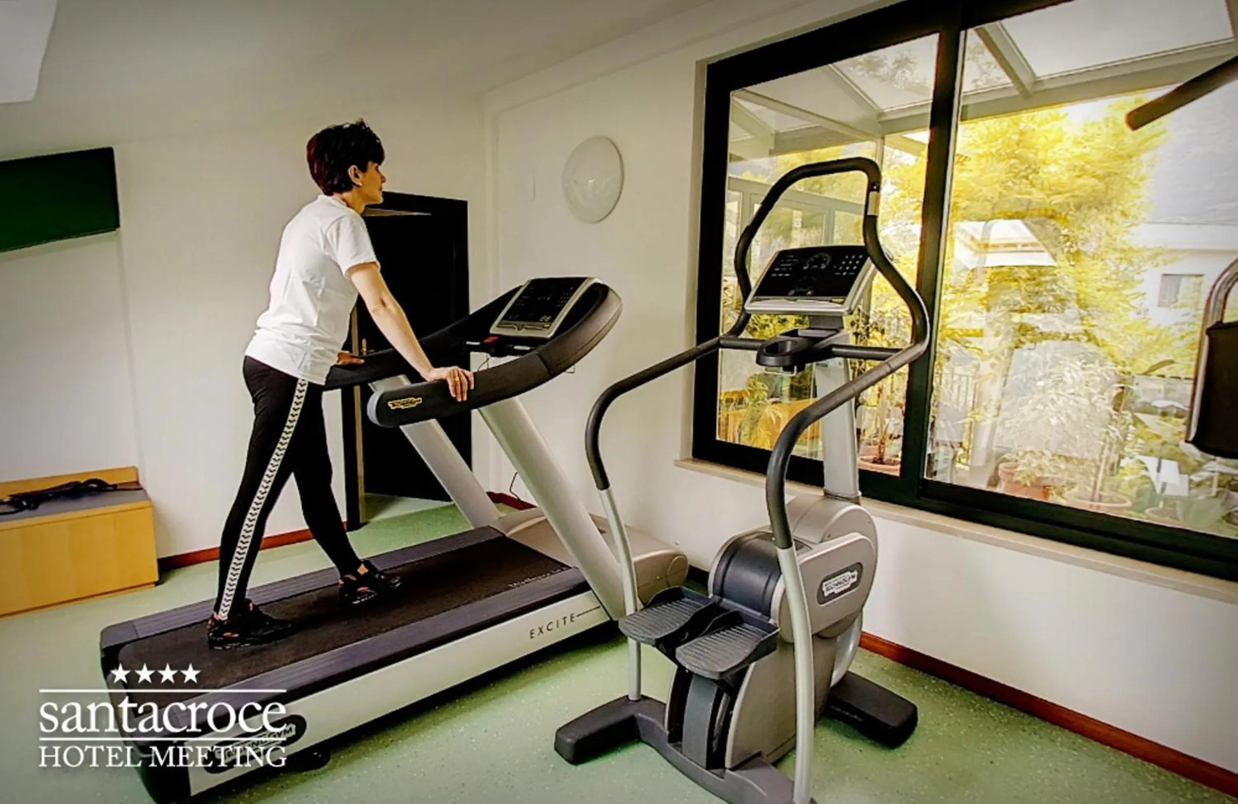 Fitness centre/facilities in Hotel Santacroce Meeting