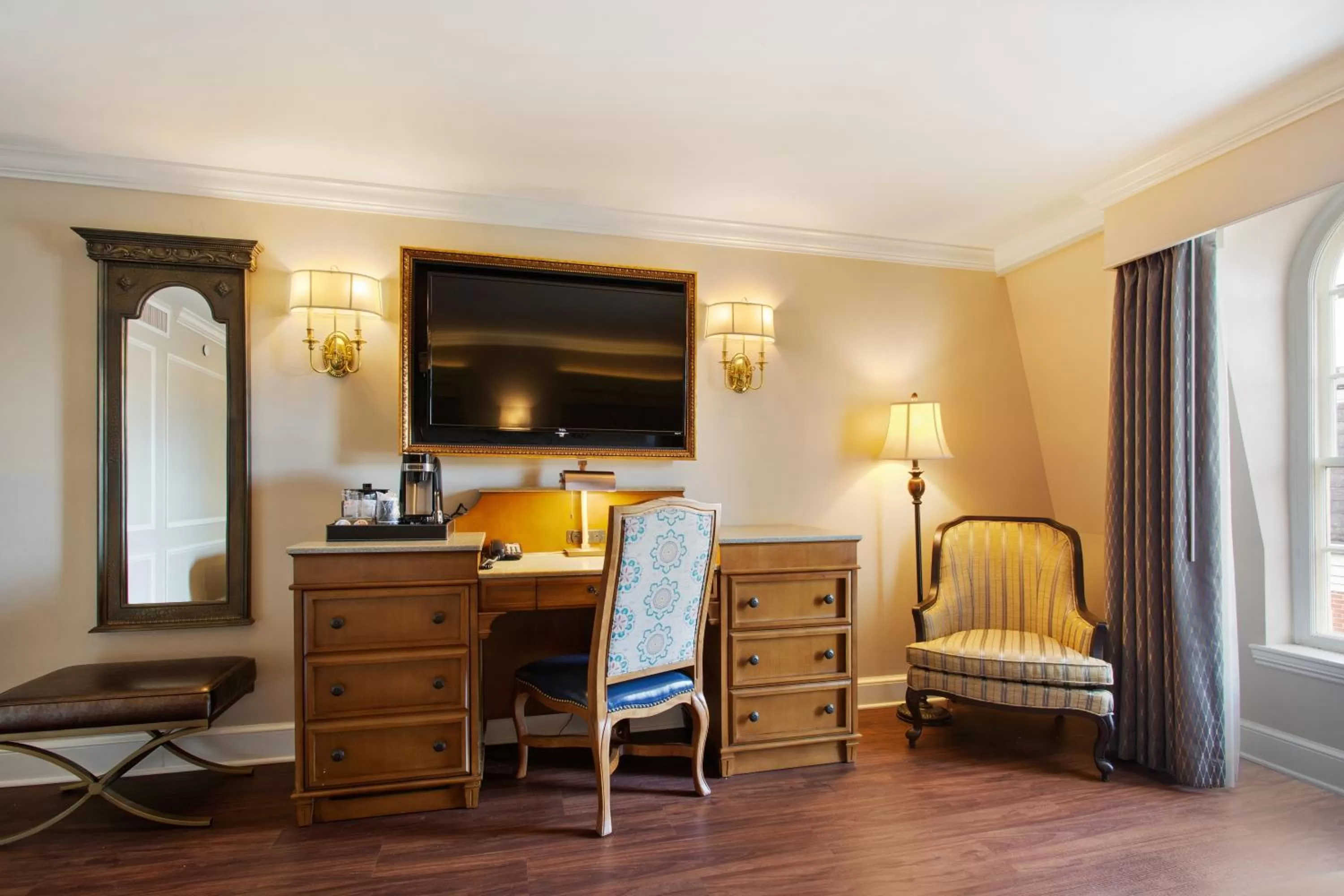 Seating area in Hotel St. Marie