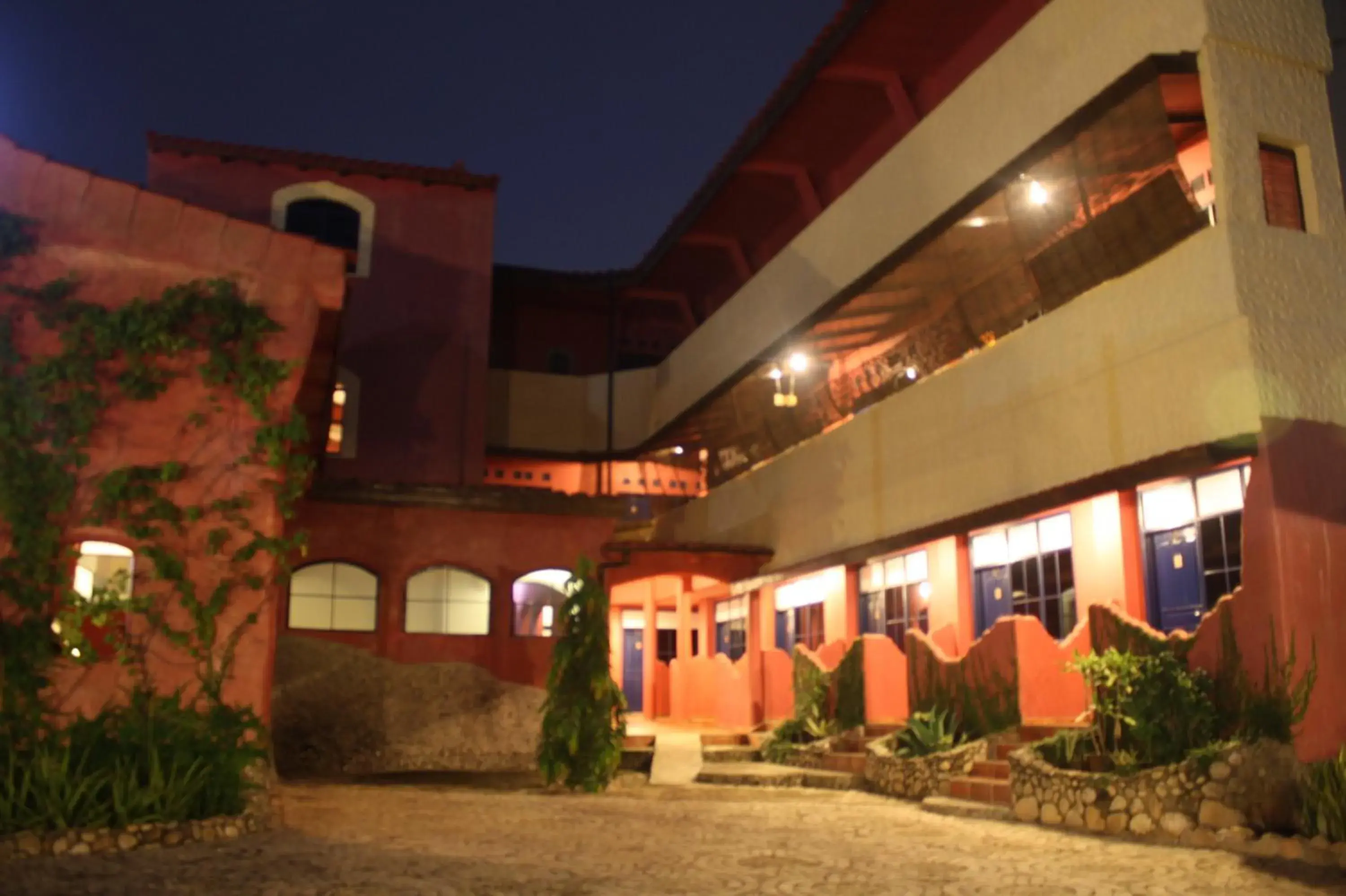 Night, Property Building in Hotel La Hasienda