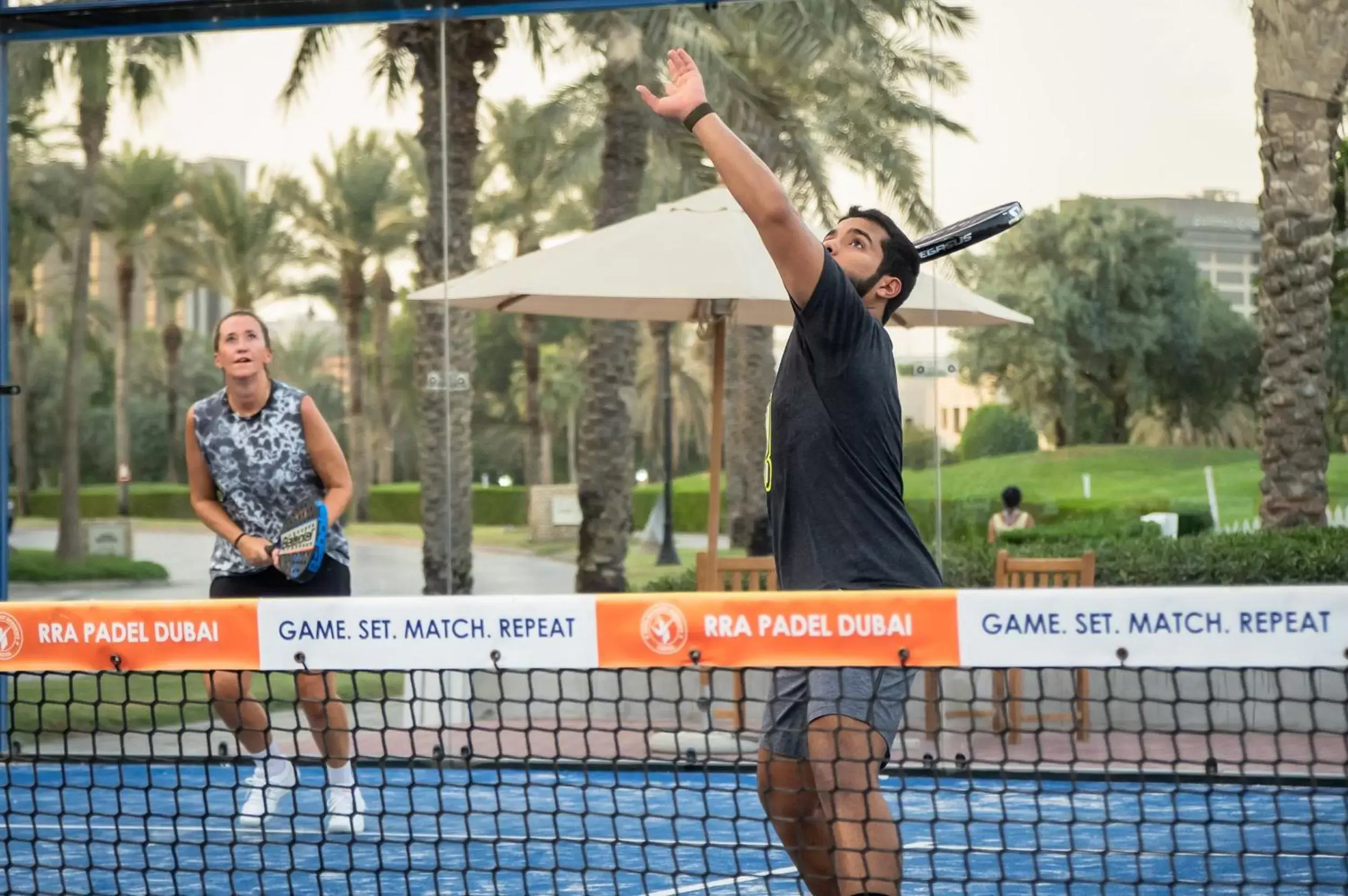 Tennis court in Park Hyatt Dubai