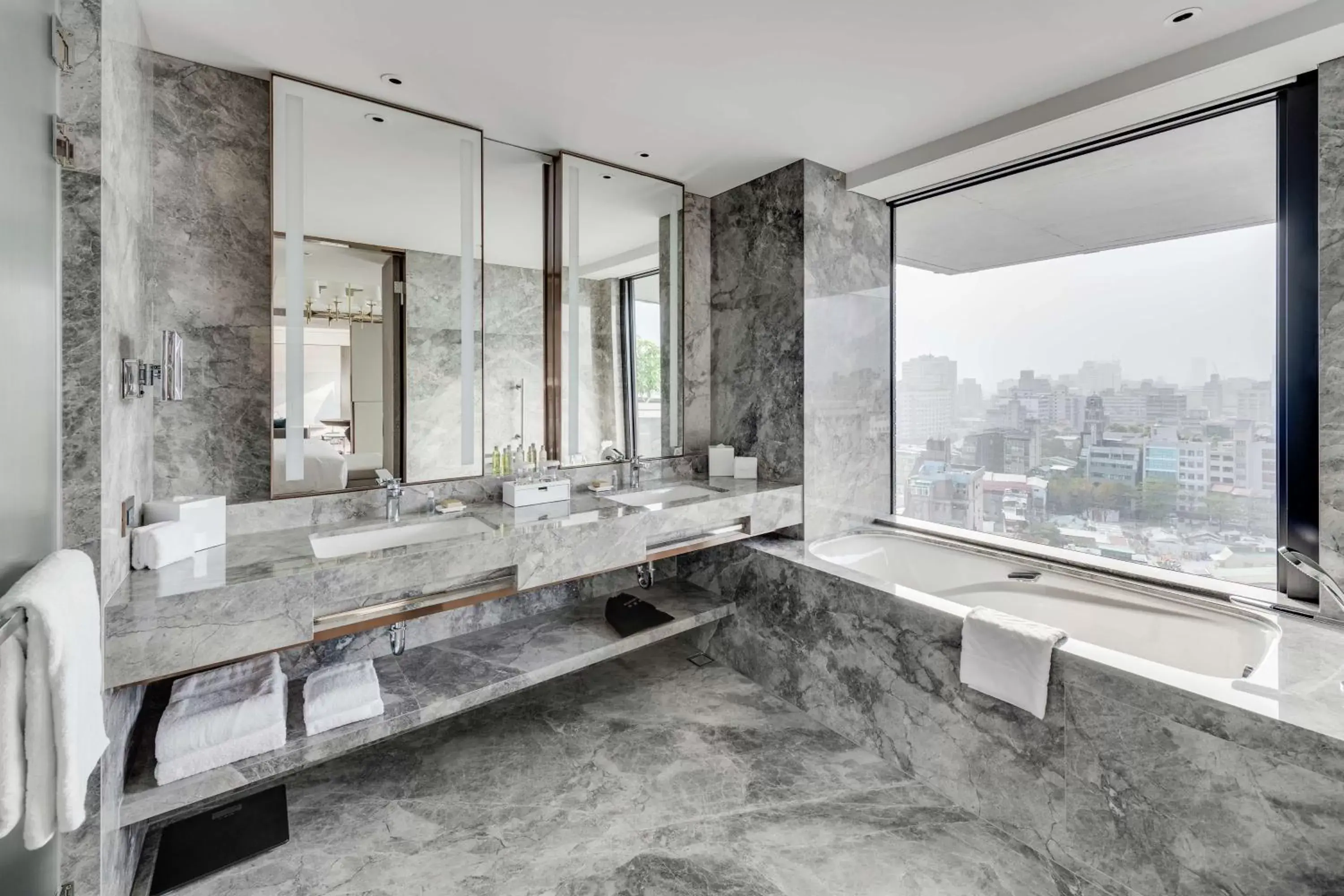 Bathroom in DoubleTree by Hilton Taipei Zhongshan