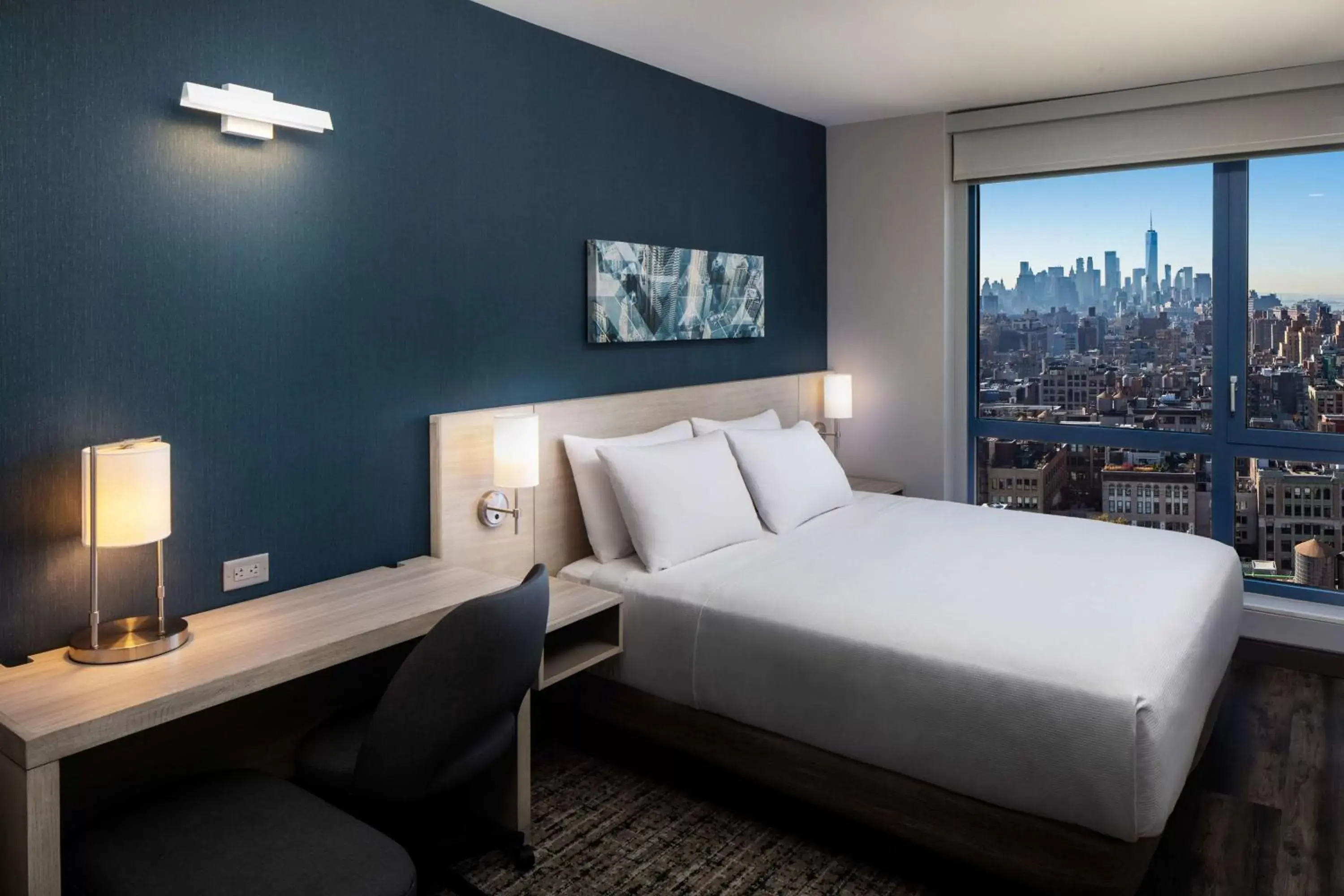 Photo of the whole room, Bed in Hyatt Place NYC Chelsea