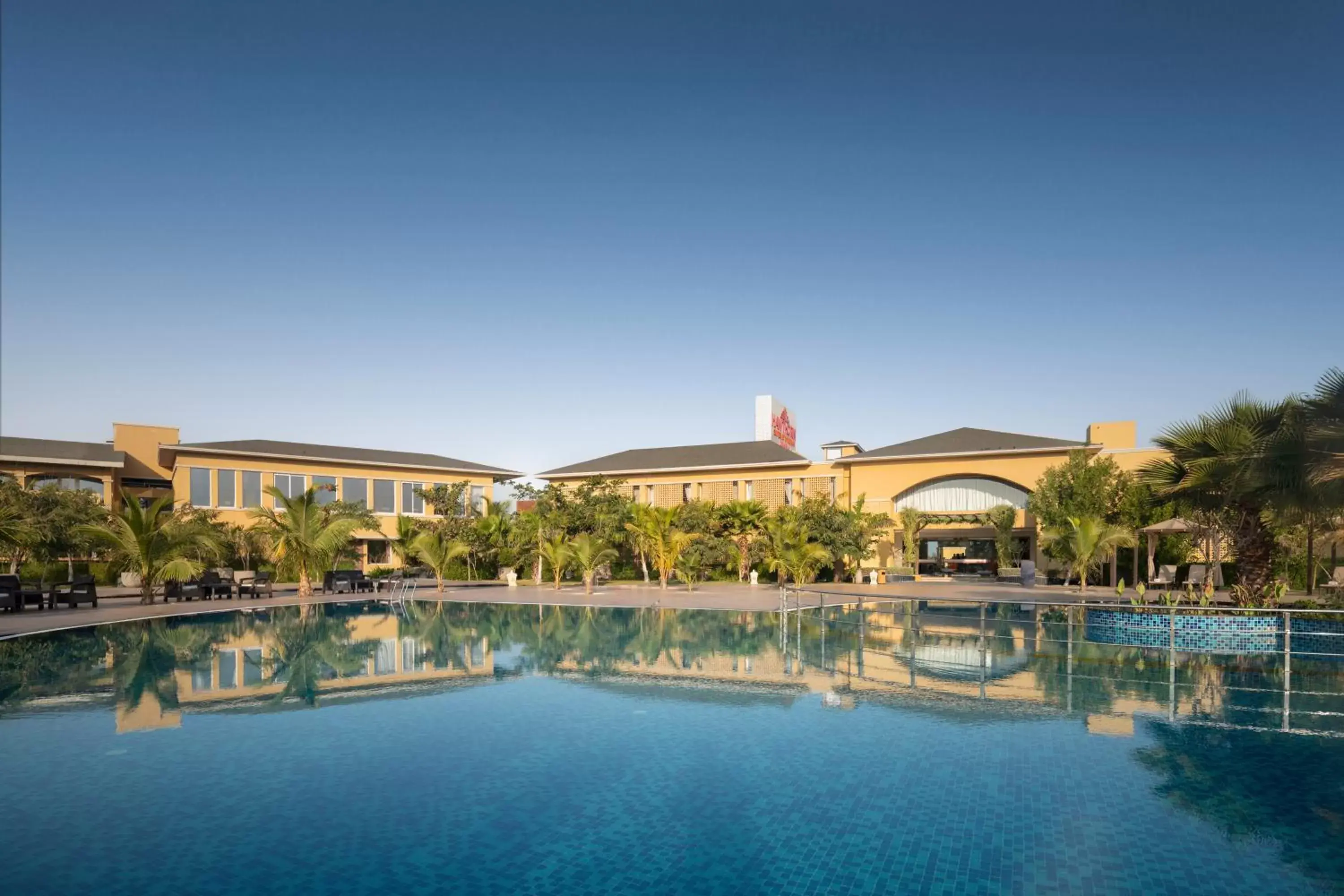 Property building in Hawthorn Suites by Wyndham Dwarka Property building in Hawthorn Suites by Wyndham Dwarka