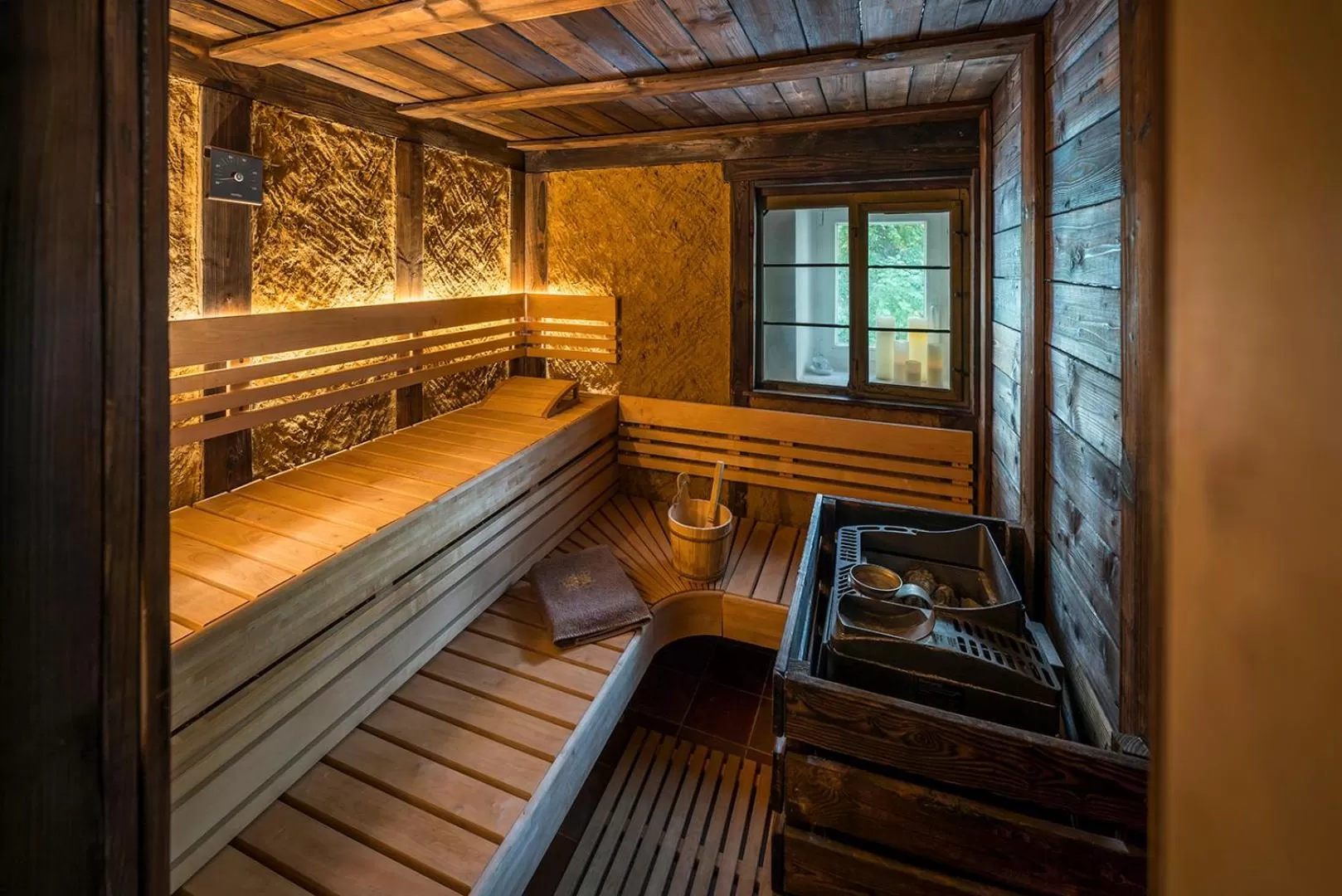 Sauna in Hotel Wellness Goldenes Fass Meißen