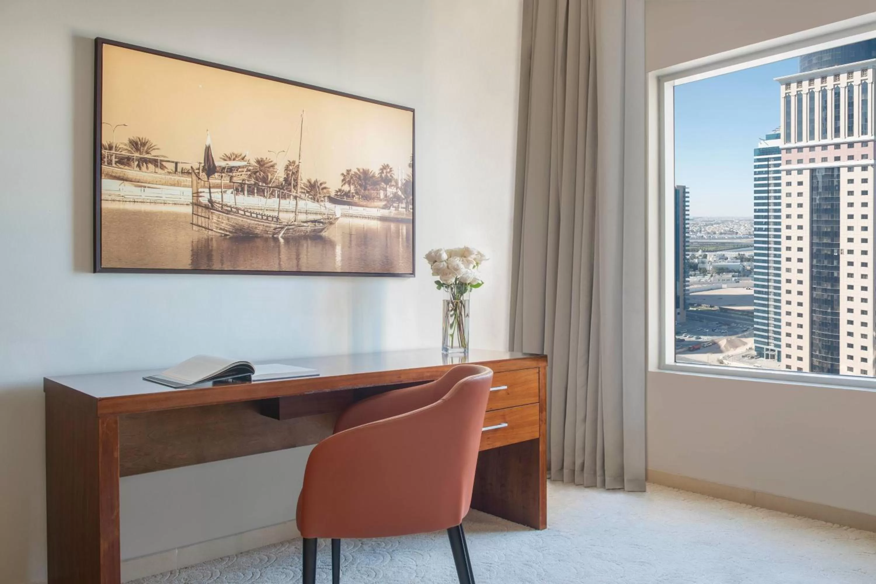 Photo of the whole room in Marriott Executive Apartments City Center Doha