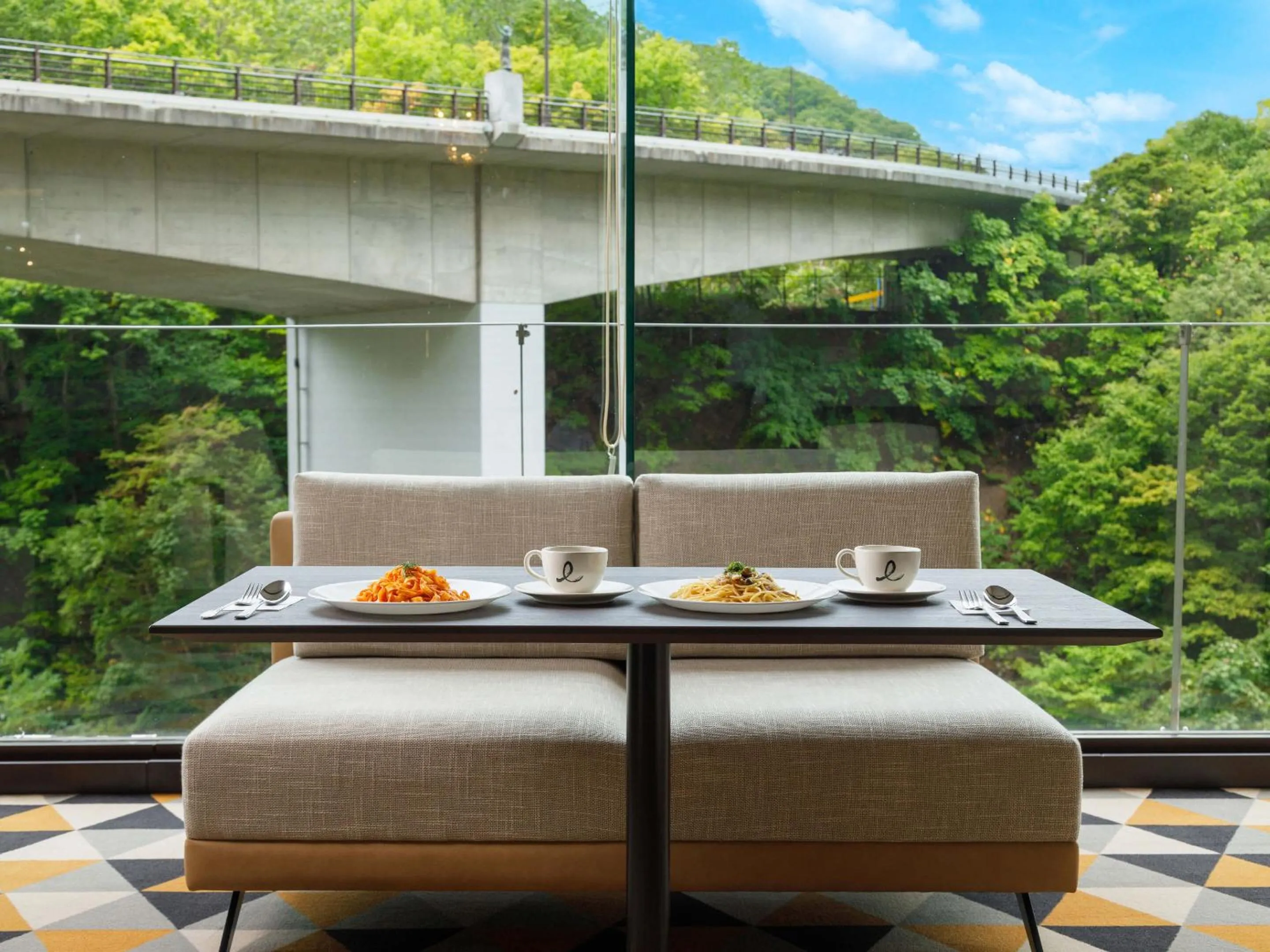 Food and drinks in Jozankei View Hotel