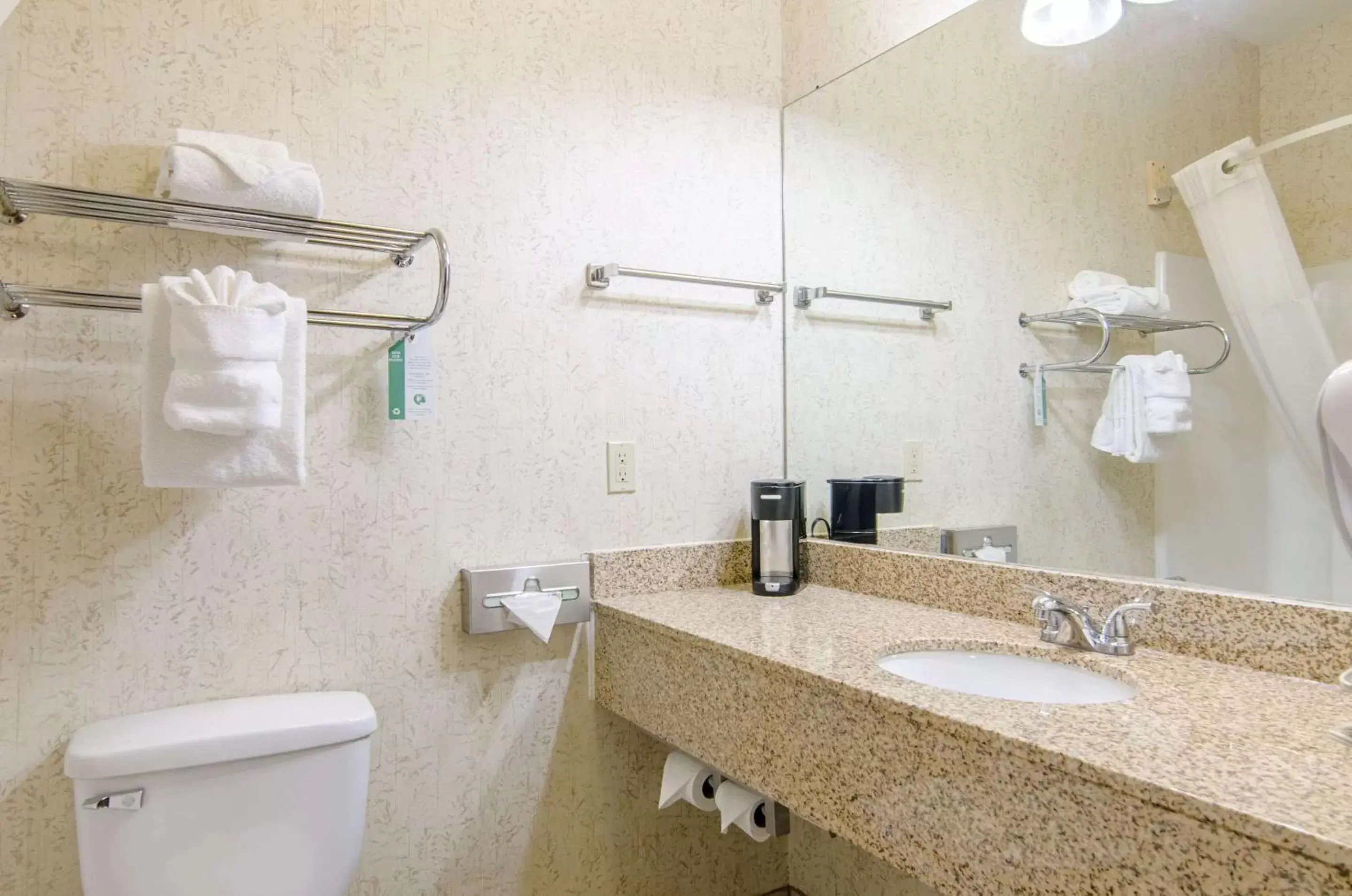 Bathroom in Quality Inn Junction City near Fort Riley