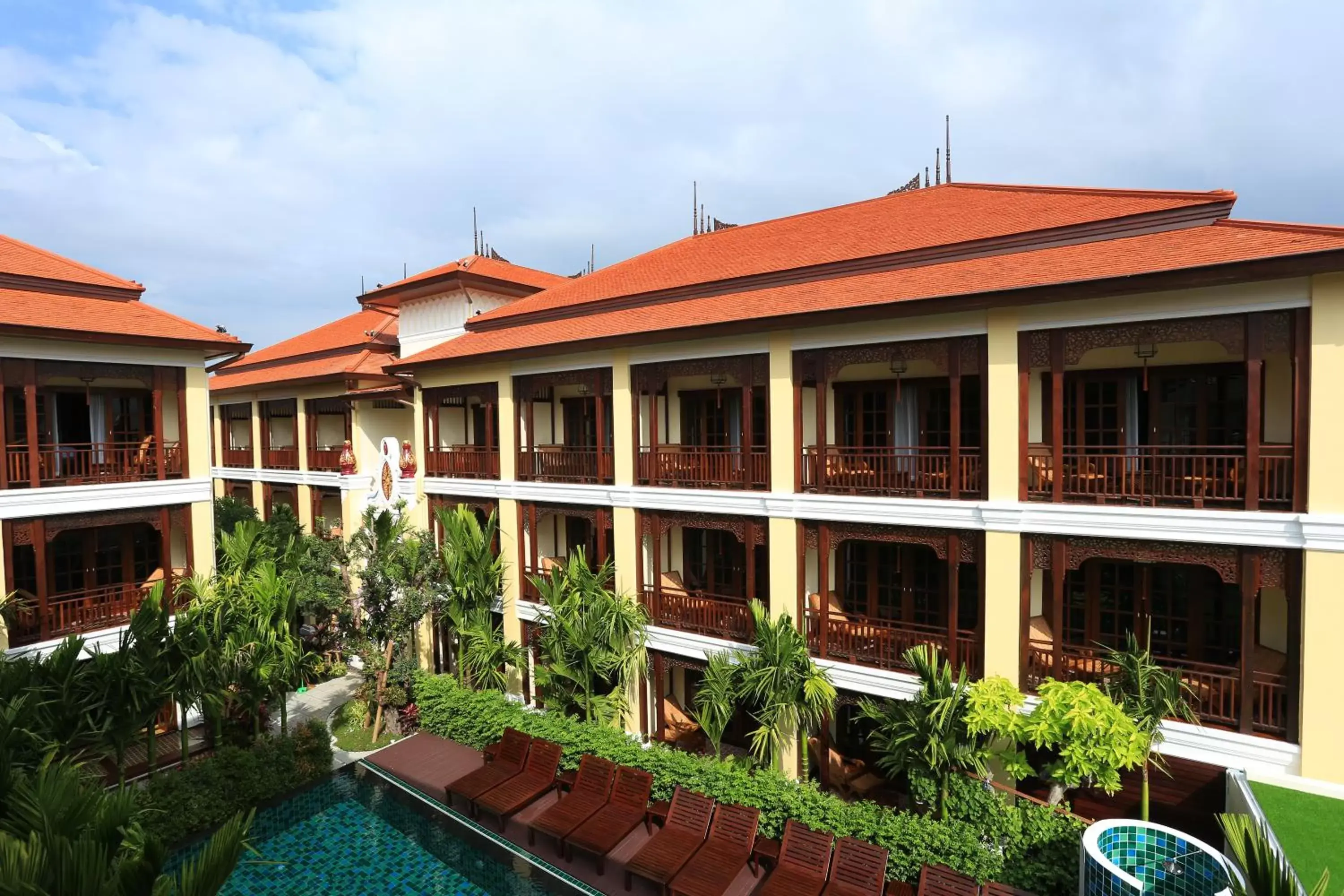 Bird's eye view, Property Building in Viangluang Resort