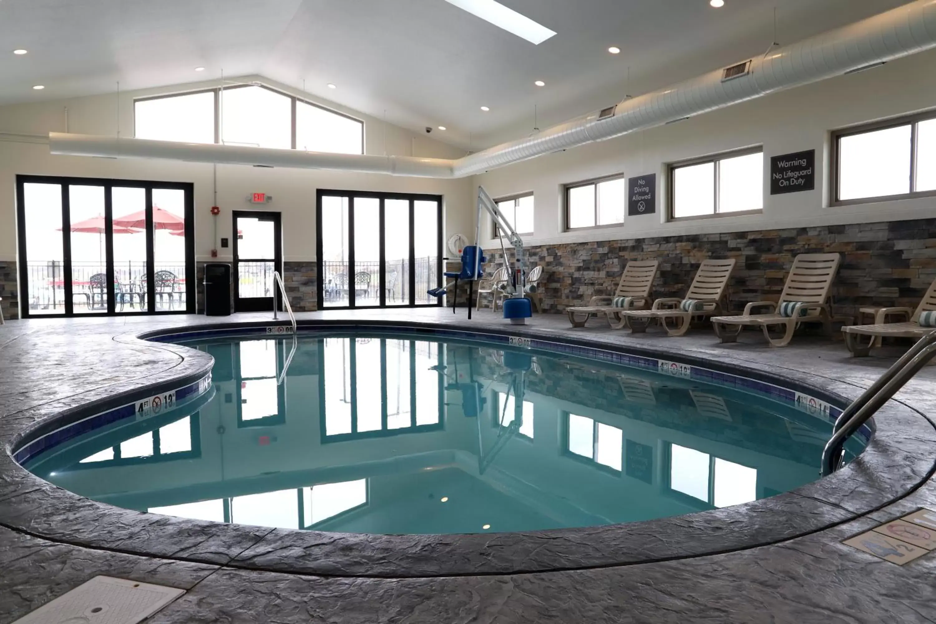 Swimming Pool in Sleep Inn & Suites Belmont - St. Clairsville