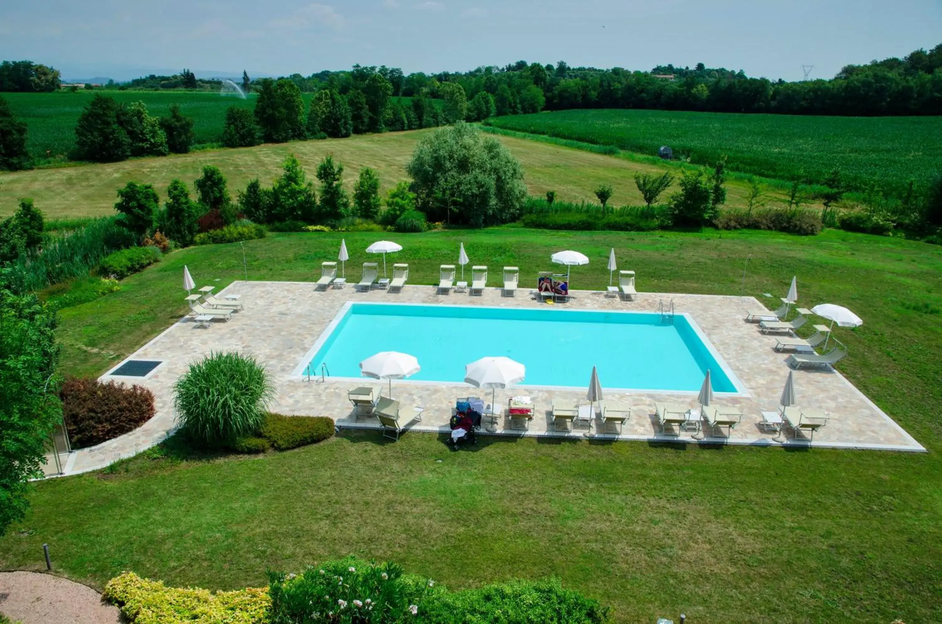 Garden, Pool View in Relais Corte Cavalli