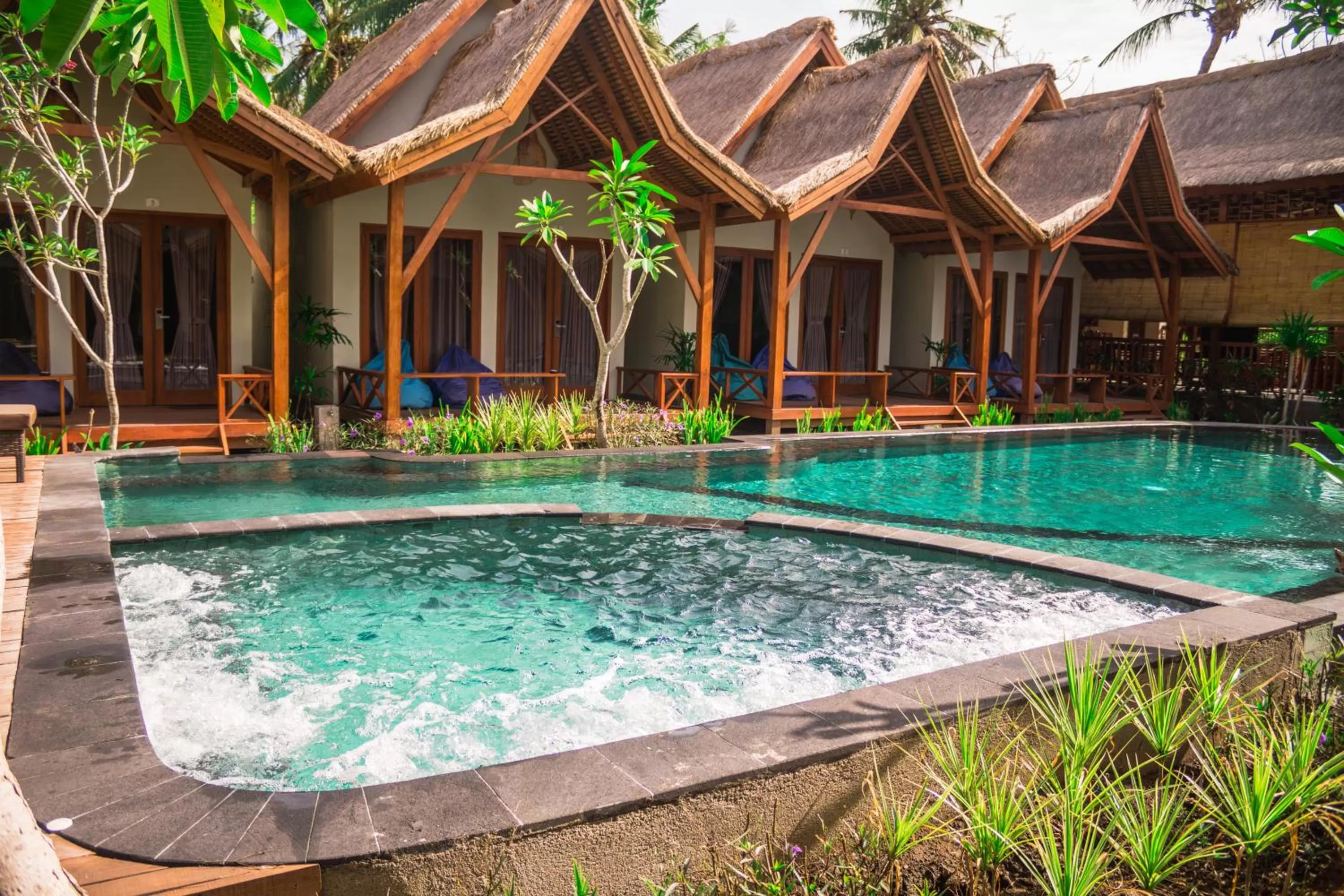 Swimming pool in Gili One Resort