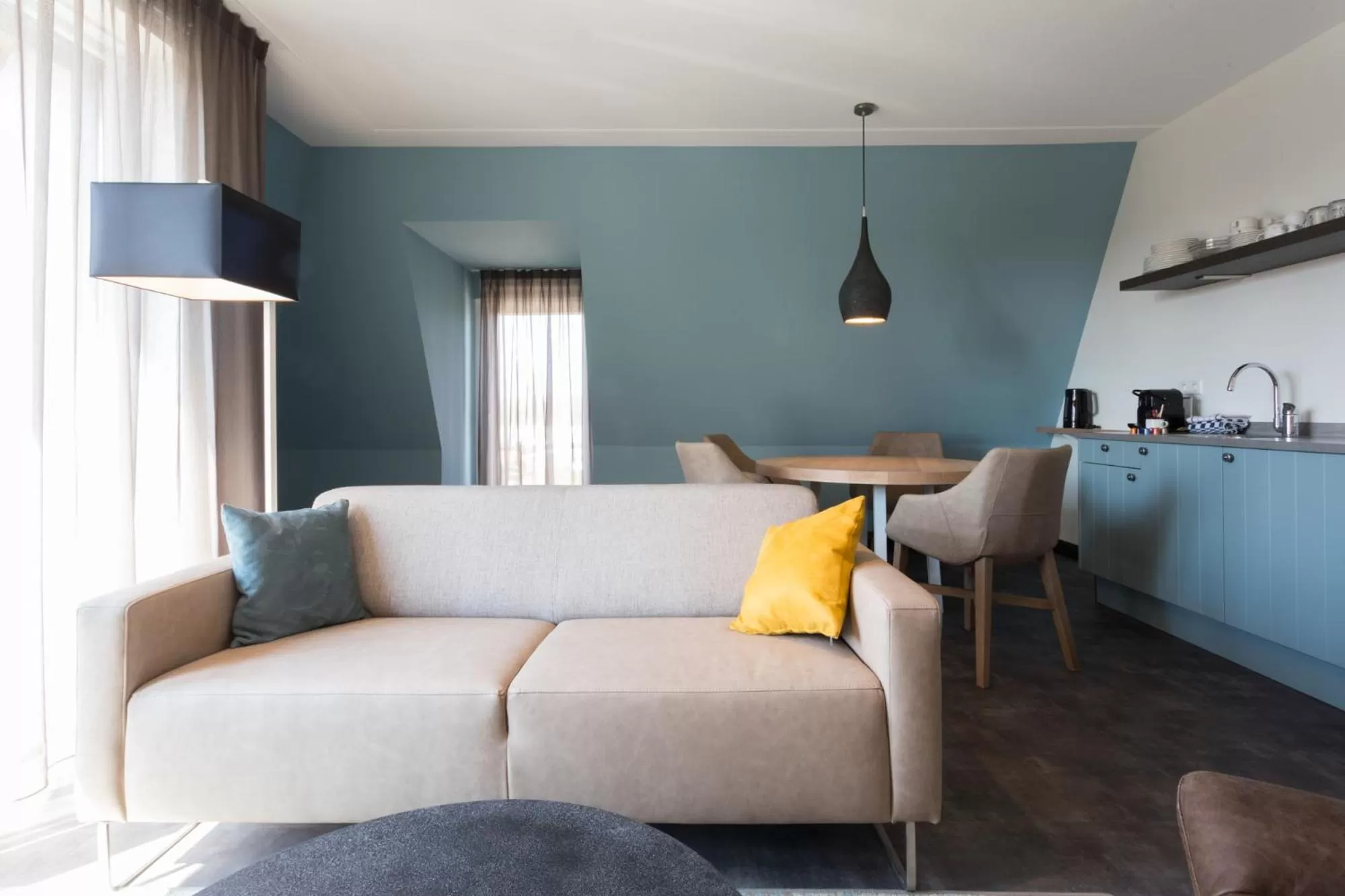 Seating area in Hotel Kaap West I Kloeg Collection