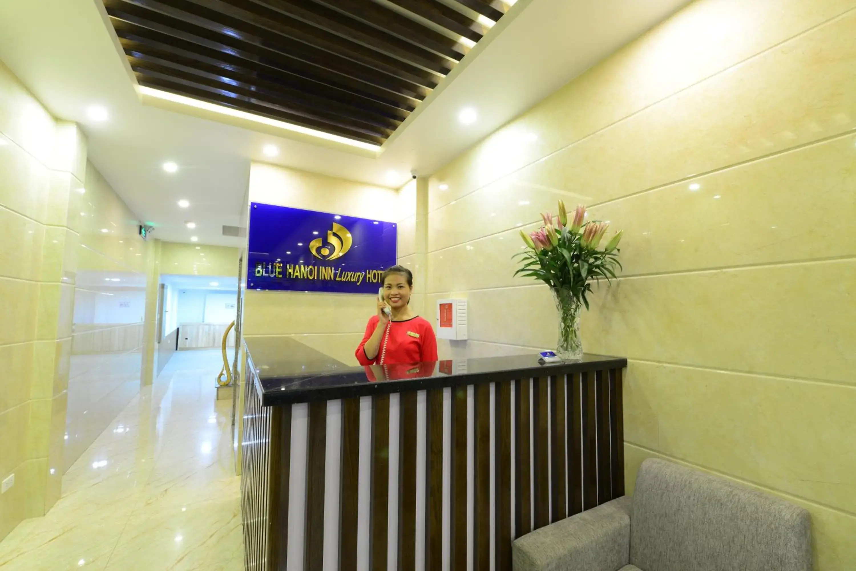 Lobby or reception in Blue Hanoi Inn Luxury Hotel and Spa