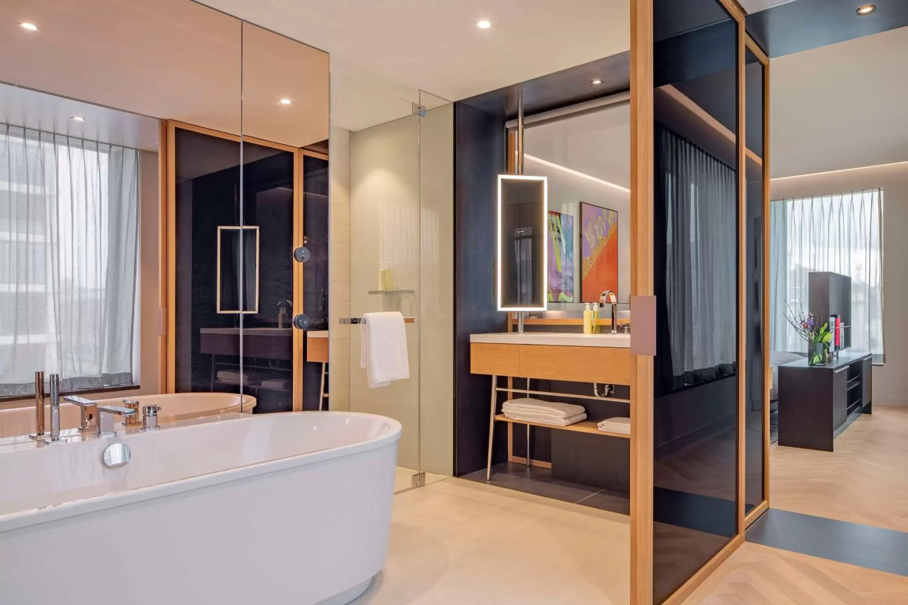 Photo of the whole room, Bathroom in Andaz Munich Schwabinger Tor - a concept by Hyatt