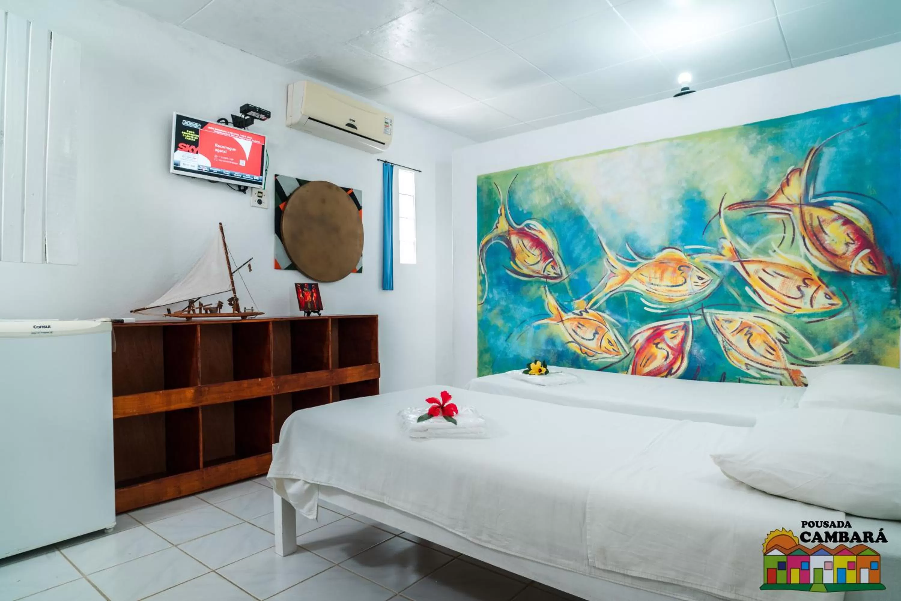 Photo of the whole room, Bed in Pousada Cambará