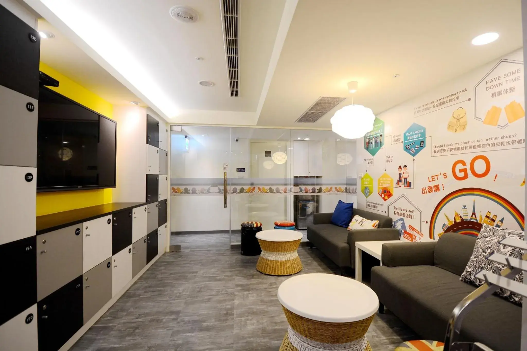 Communal lounge/ TV room, Lobby/Reception in Sleep Taipei Hostel & Hotel