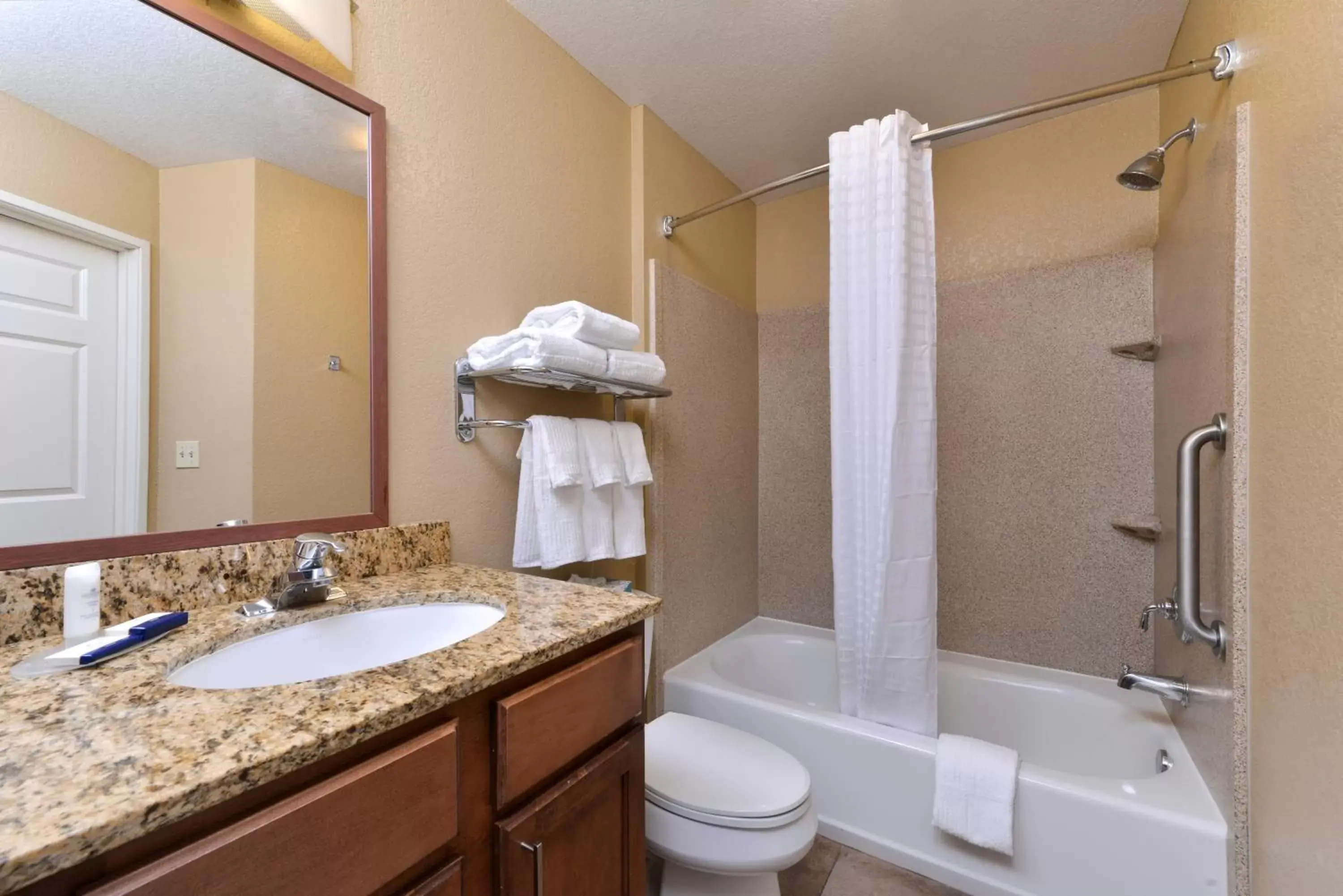 Bathroom in Candlewood Suites Turlock, an IHG Hotel