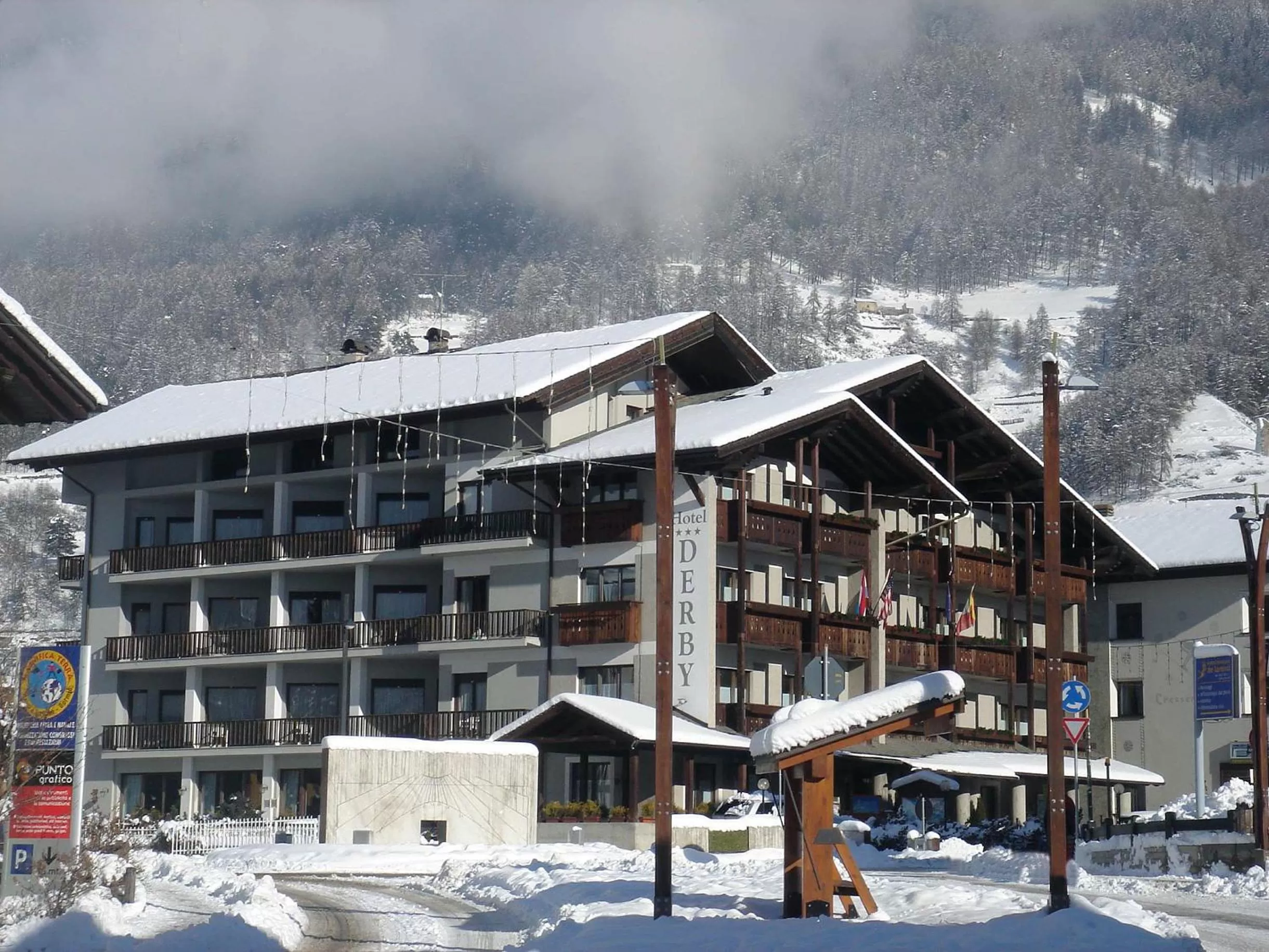 Facade/entrance in Hotel Derby