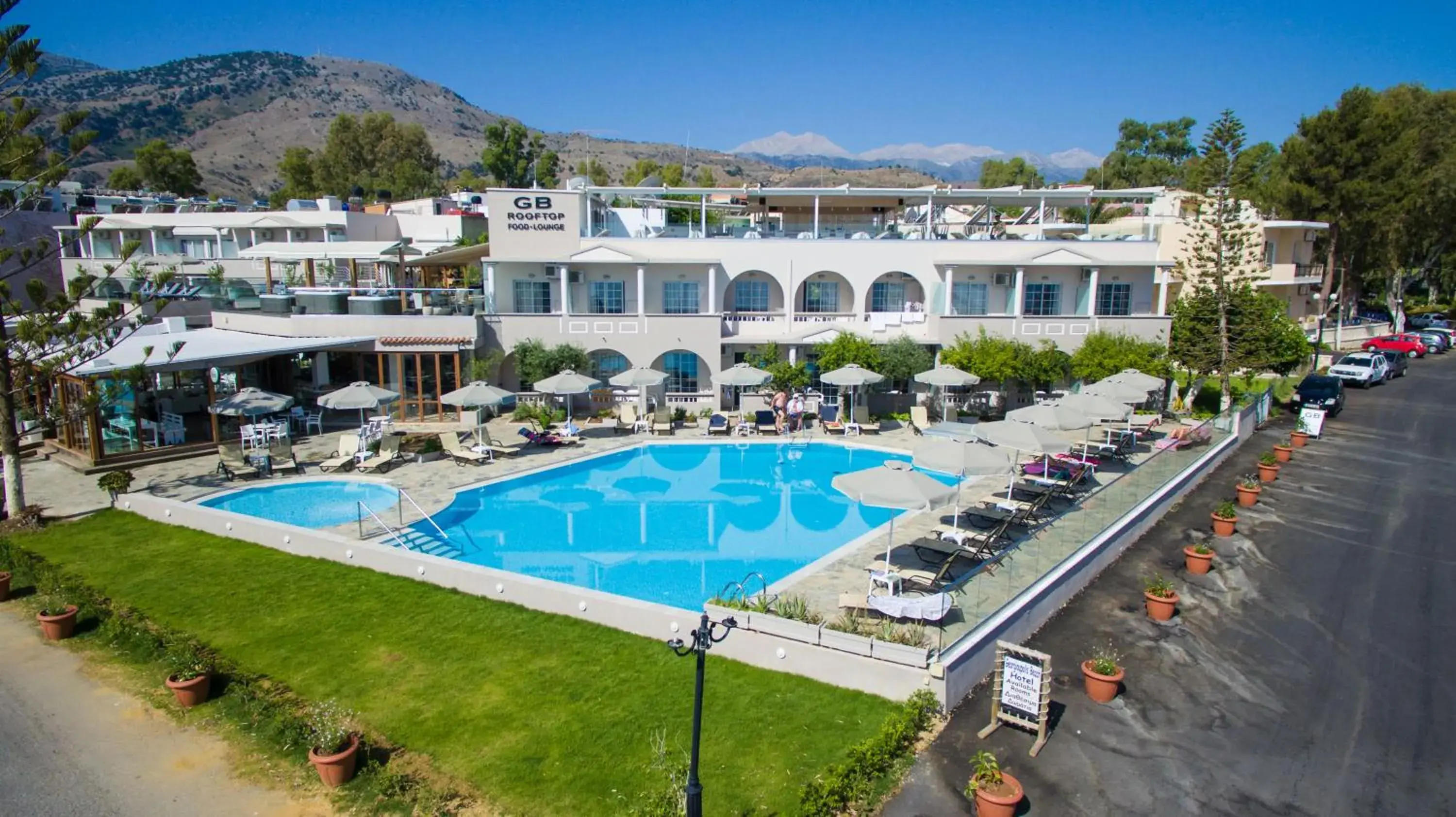 Swimming pool, Pool View in Georgioupolis Beach Hotel