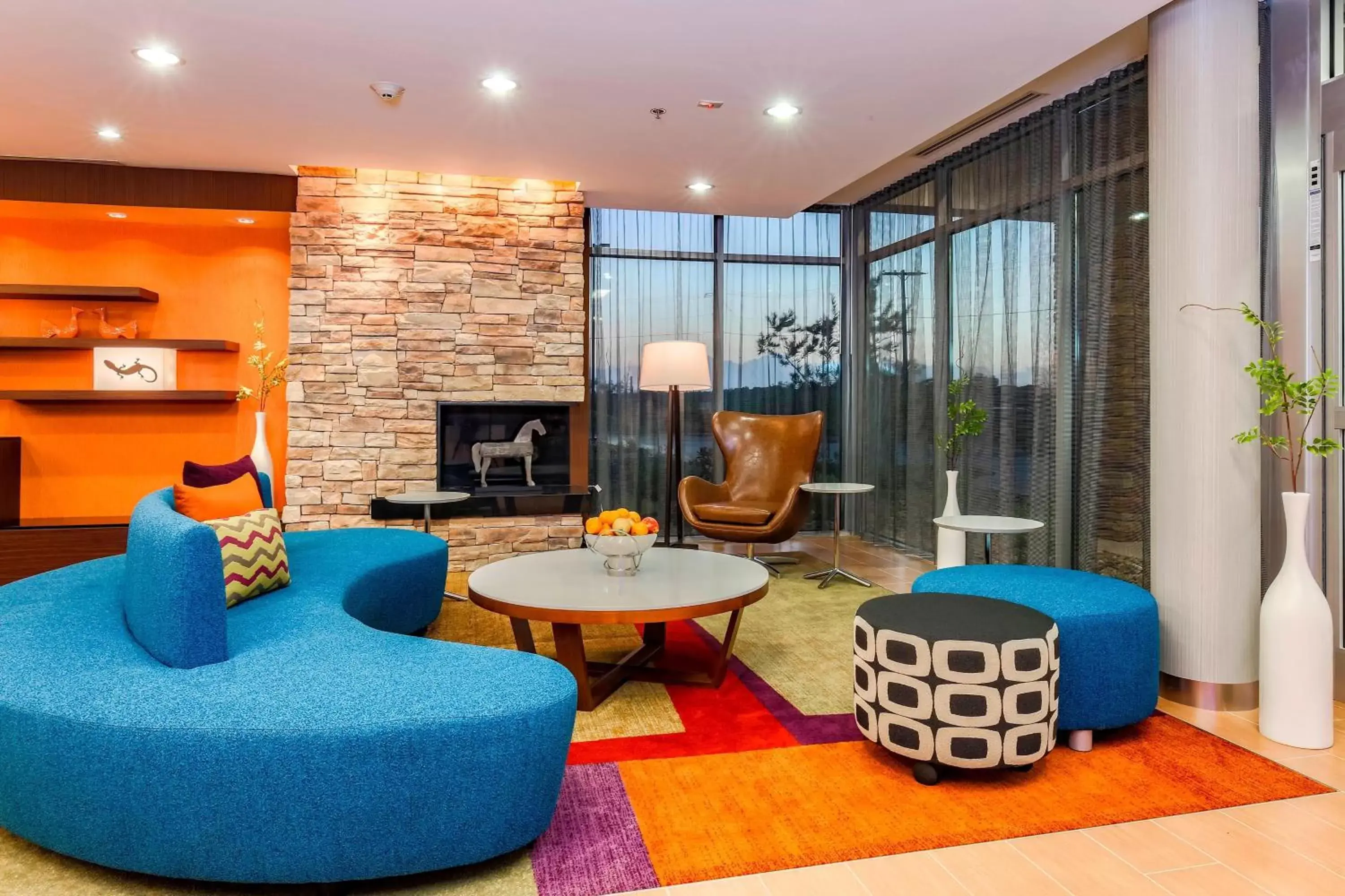 Lobby or reception, Seating Area in Fairfield Inn & Suites by Marriott Snyder