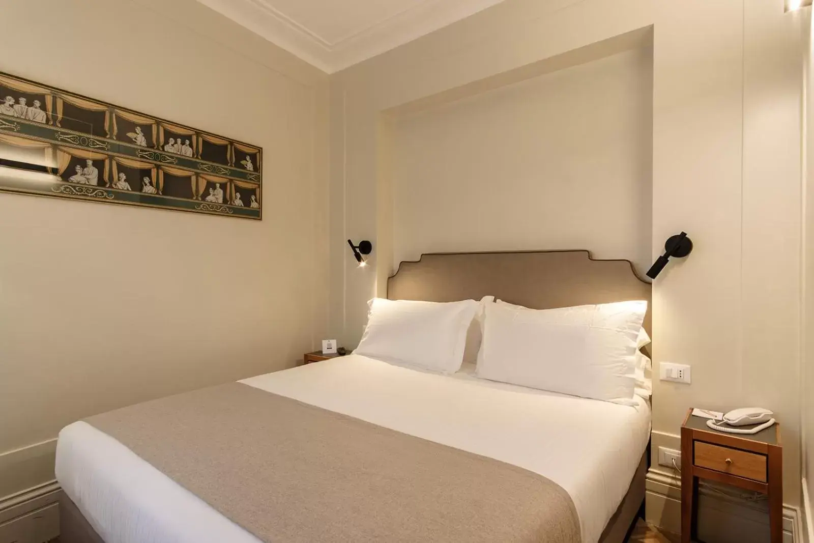 Bed in Hotel Smeraldo
