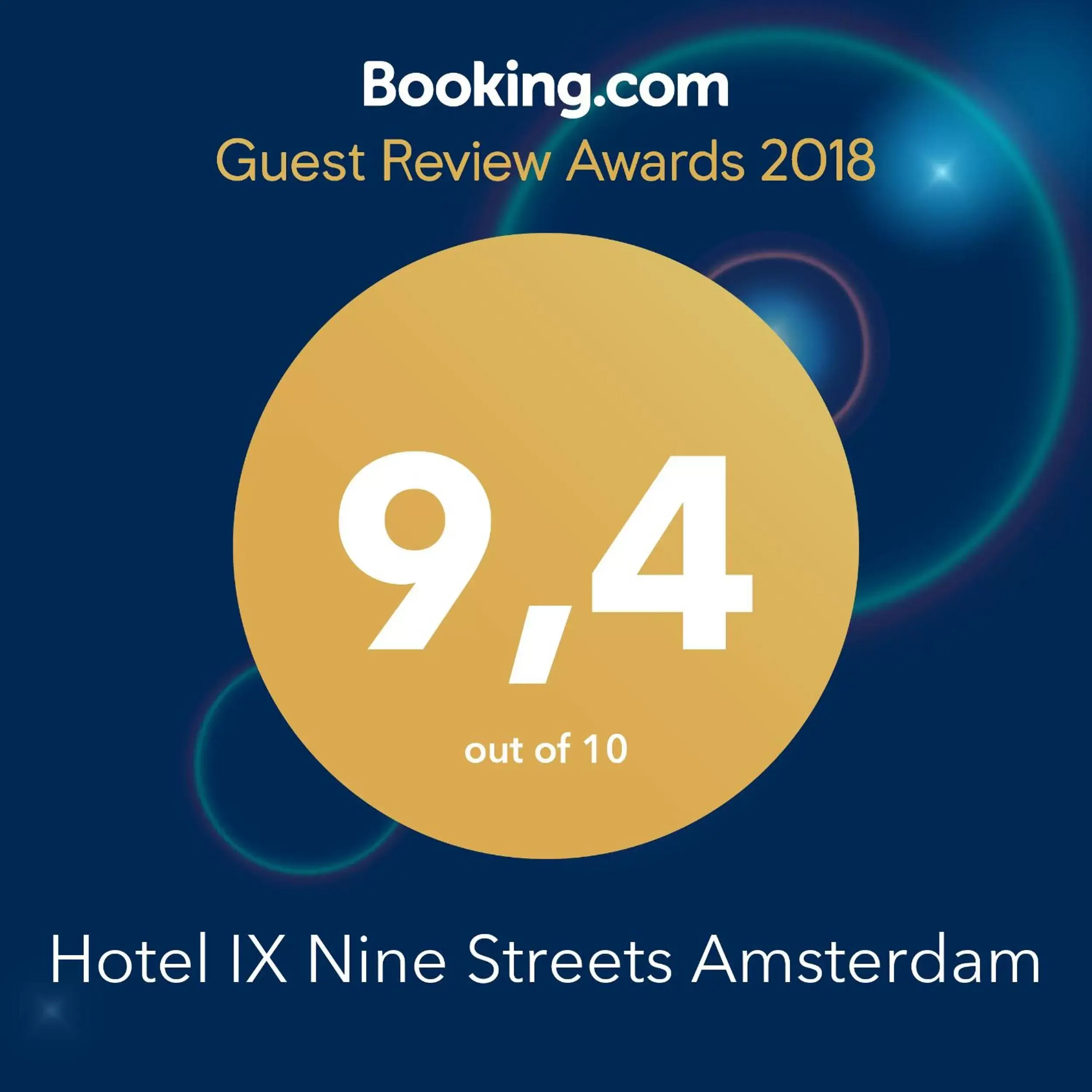 Certificate/Award in Hotel IX Nine Streets Amsterdam