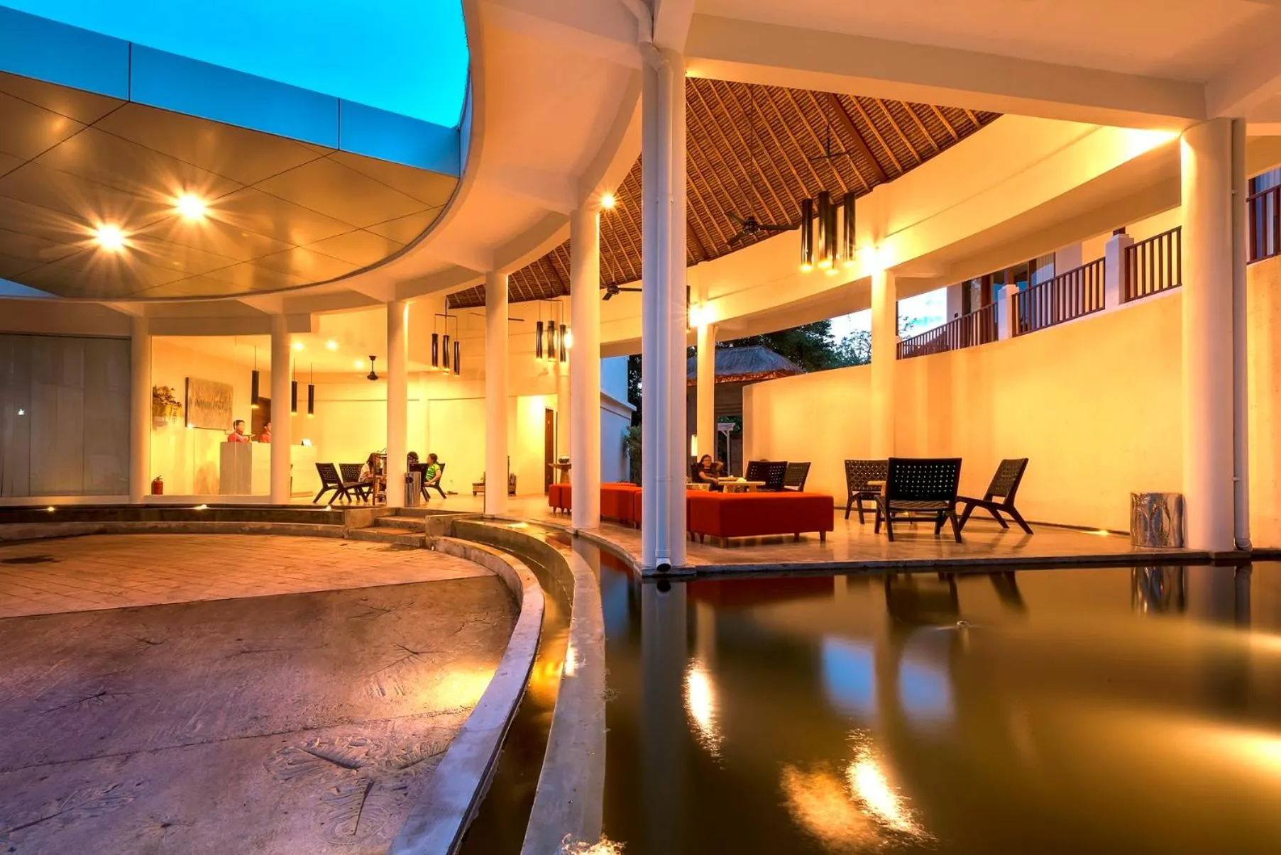 Lobby or reception in Villa Puri Ayu