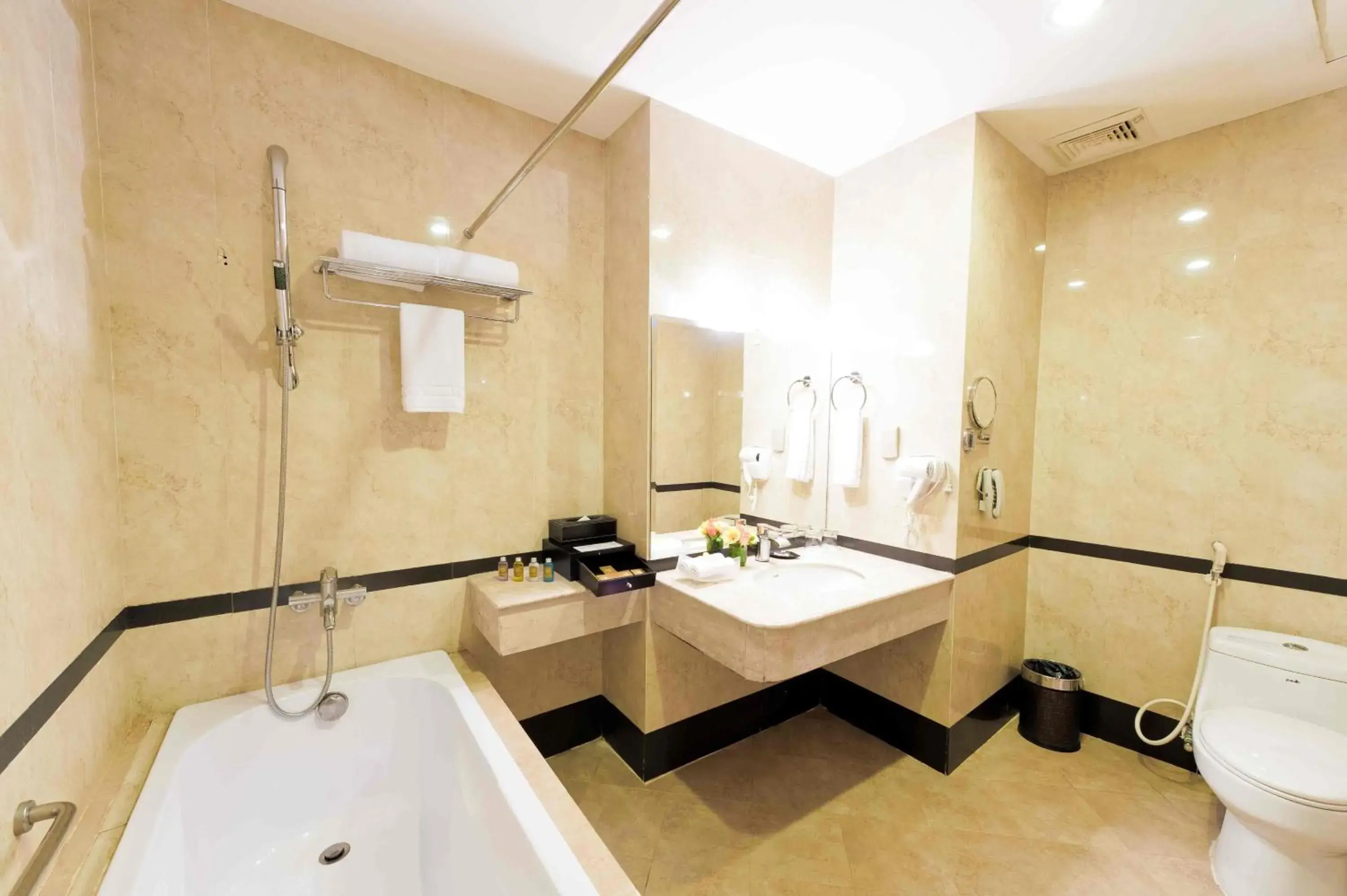 Shower, Bathroom in Muong Thanh Grand Hanoi Hotel