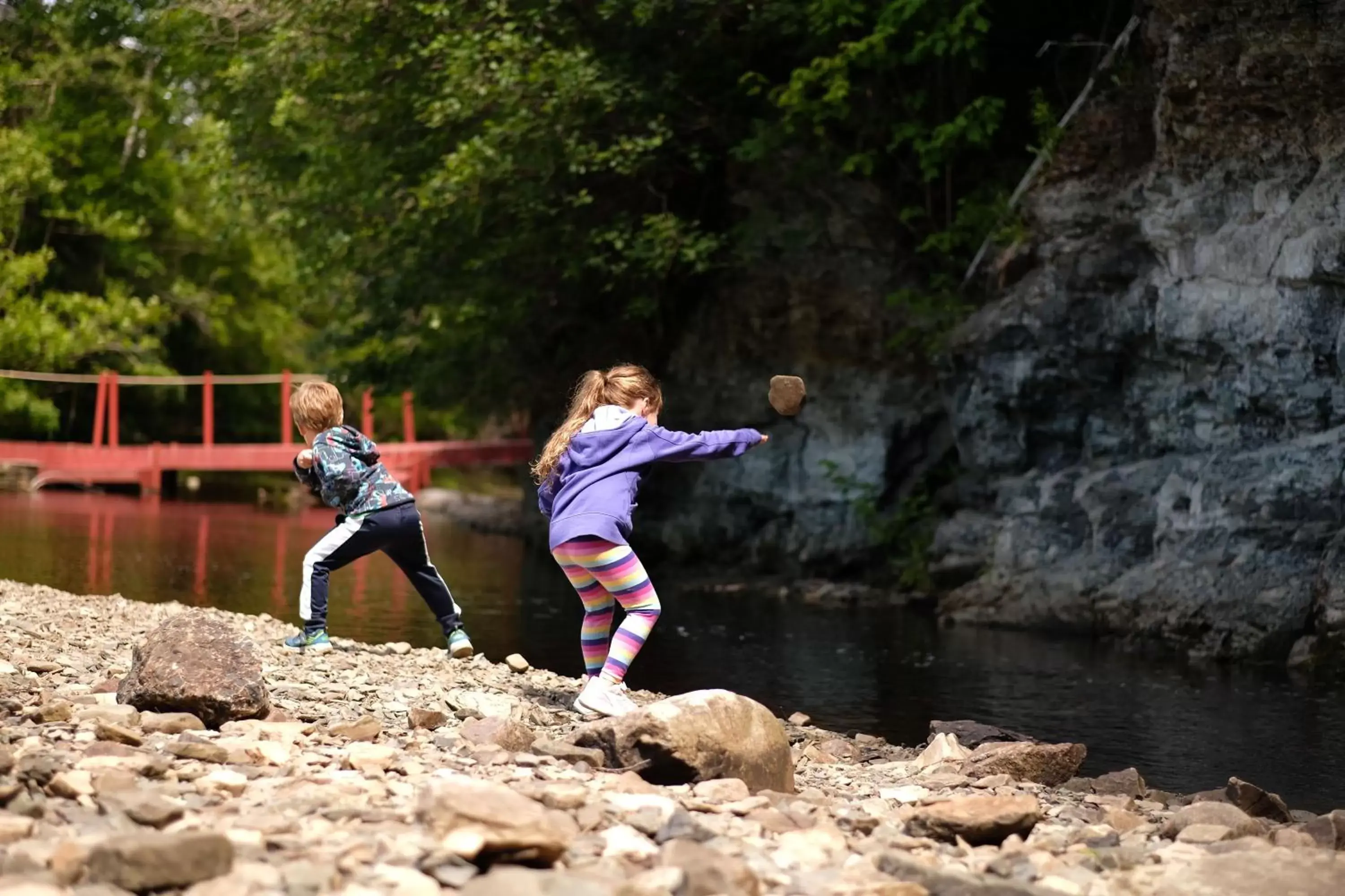 Children in Rocky Brook Acres