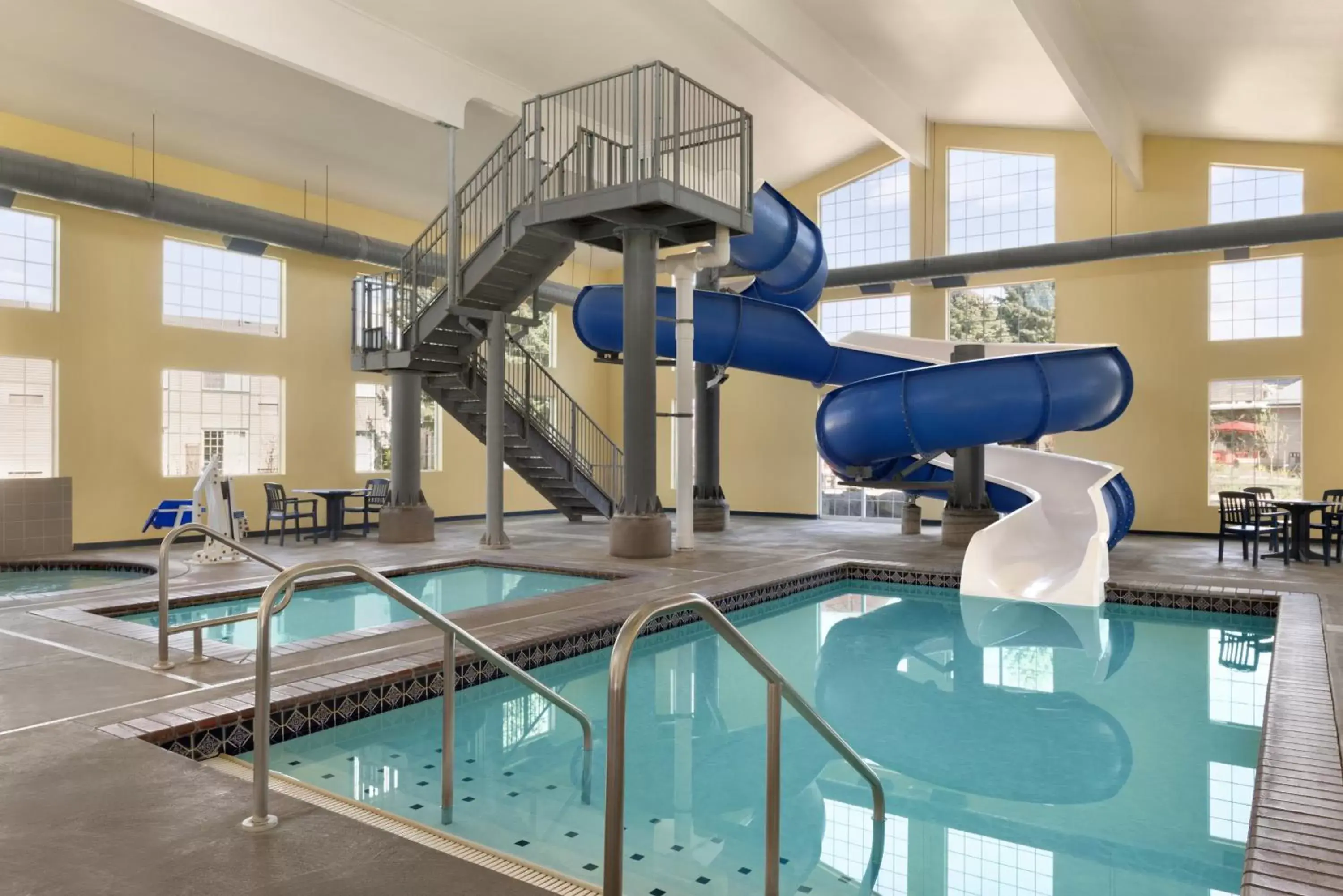 Swimming Pool in Ramada by Wyndham Spokane Airport